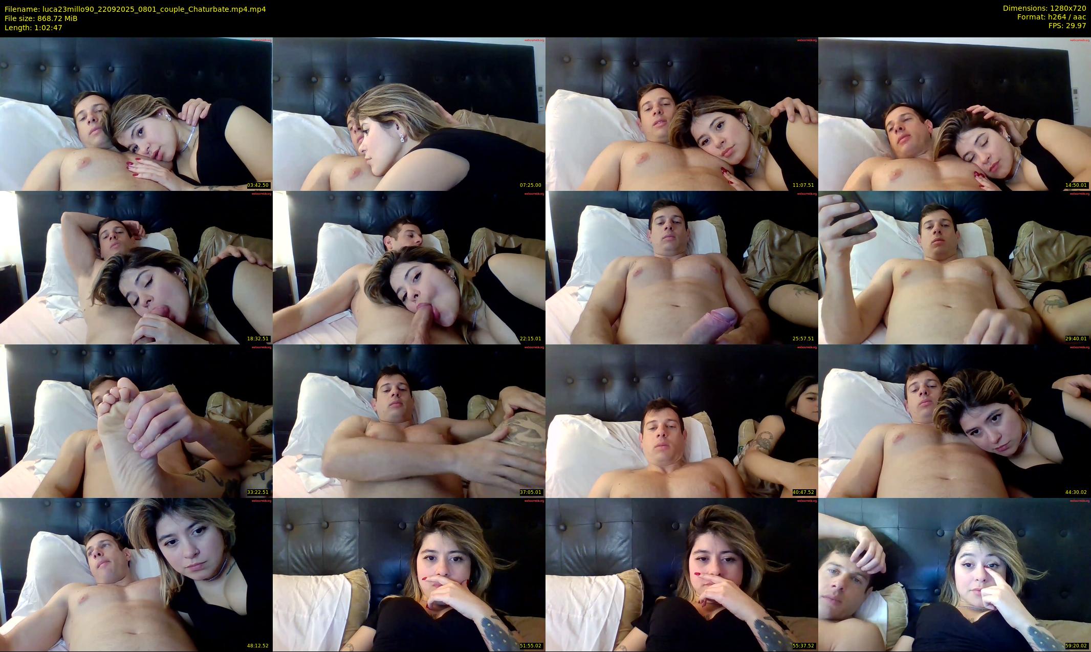 luca23millo90 — 63 minute Chaturbate male cam show recording, 720p, Sep 22, 2025