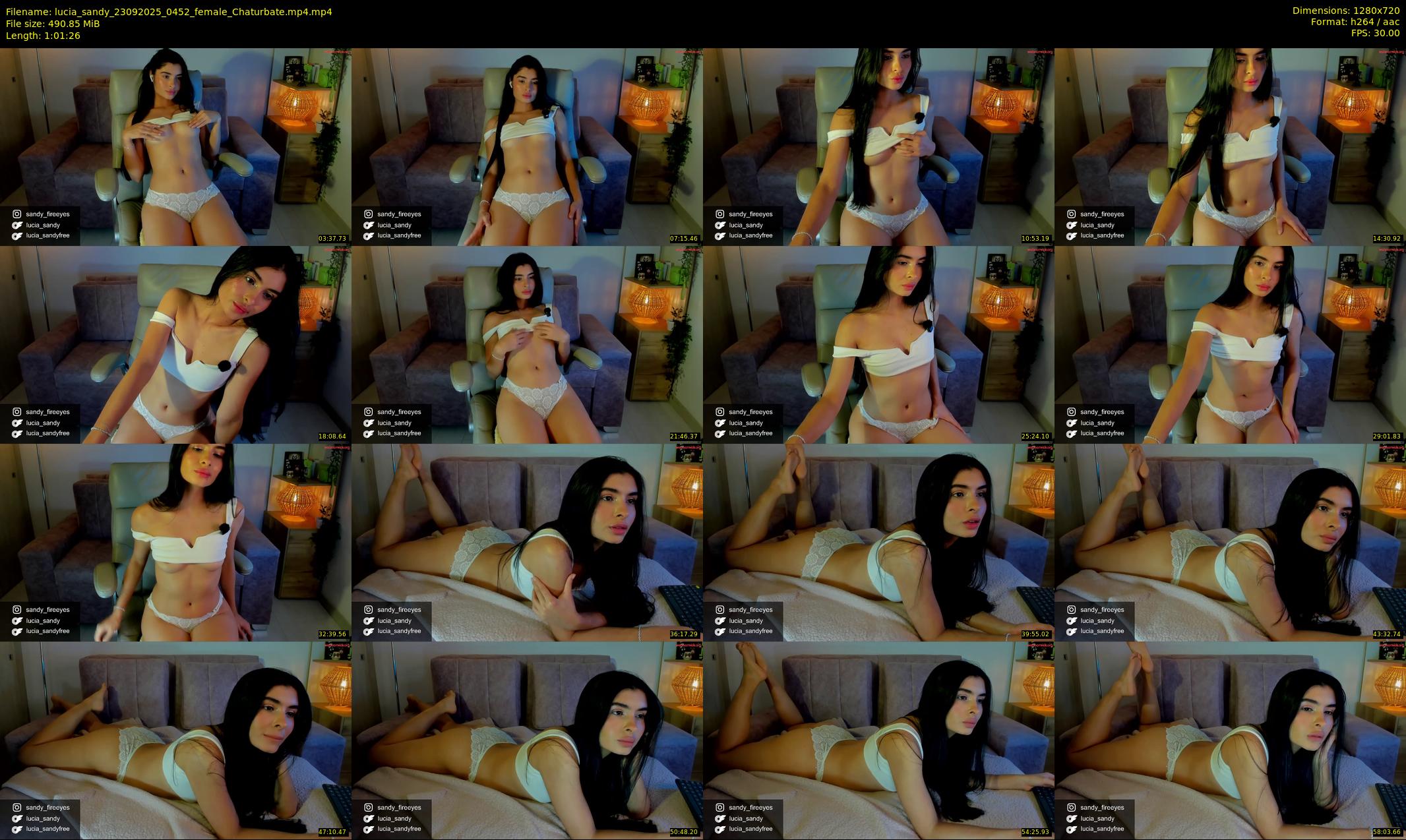 lucia_sandy — 62 minute Chaturbate female cam show recording, 720p, Sep 23, 2025