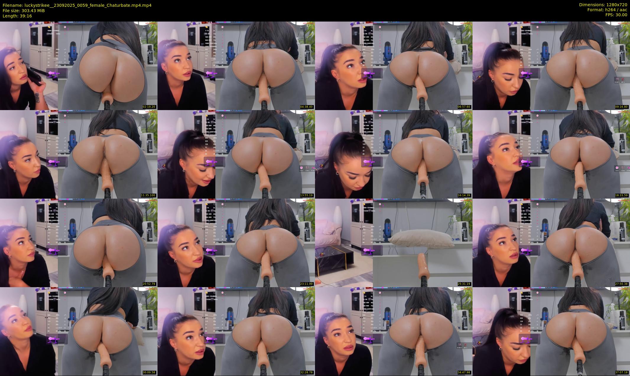 luckystrikee_ — 40 minute Chaturbate female cam show recording, 720p, Sep 23, 2025