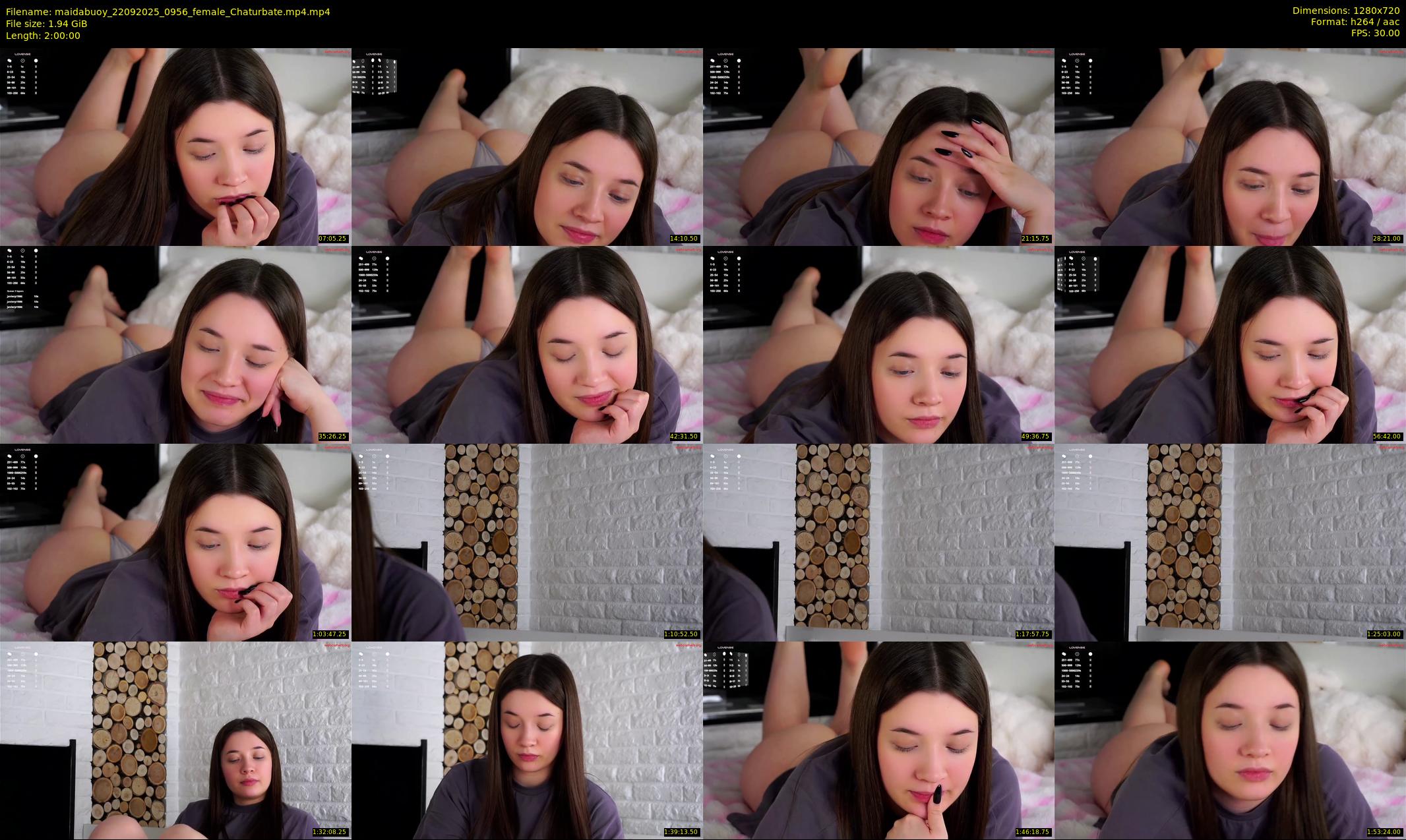 maidabuoy — 120 minute Chaturbate female cam show recording, 720p, Sep 22, 2025