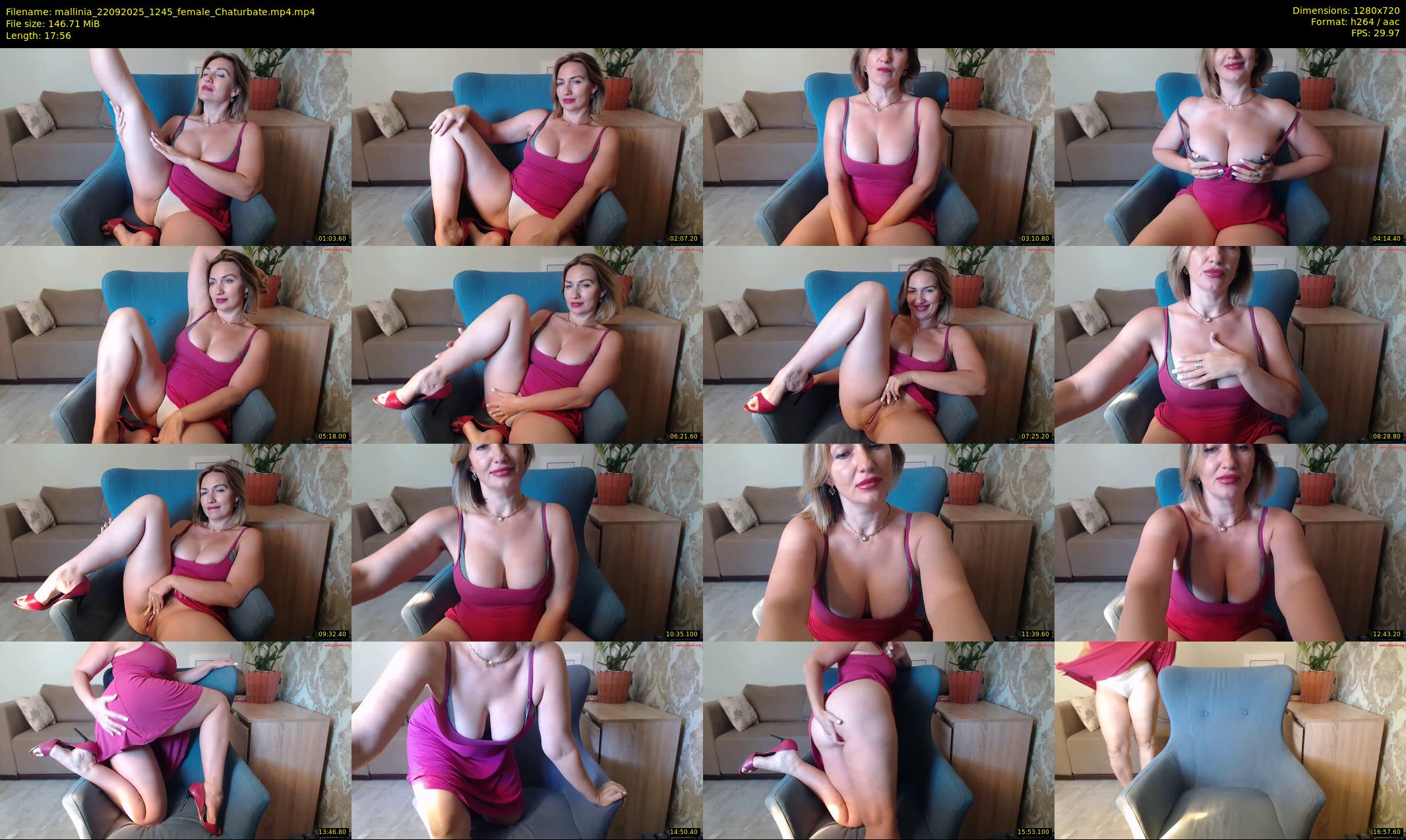 mallinia — 18 minute Chaturbate female cam show recording, 720p, Sep 22, 2025