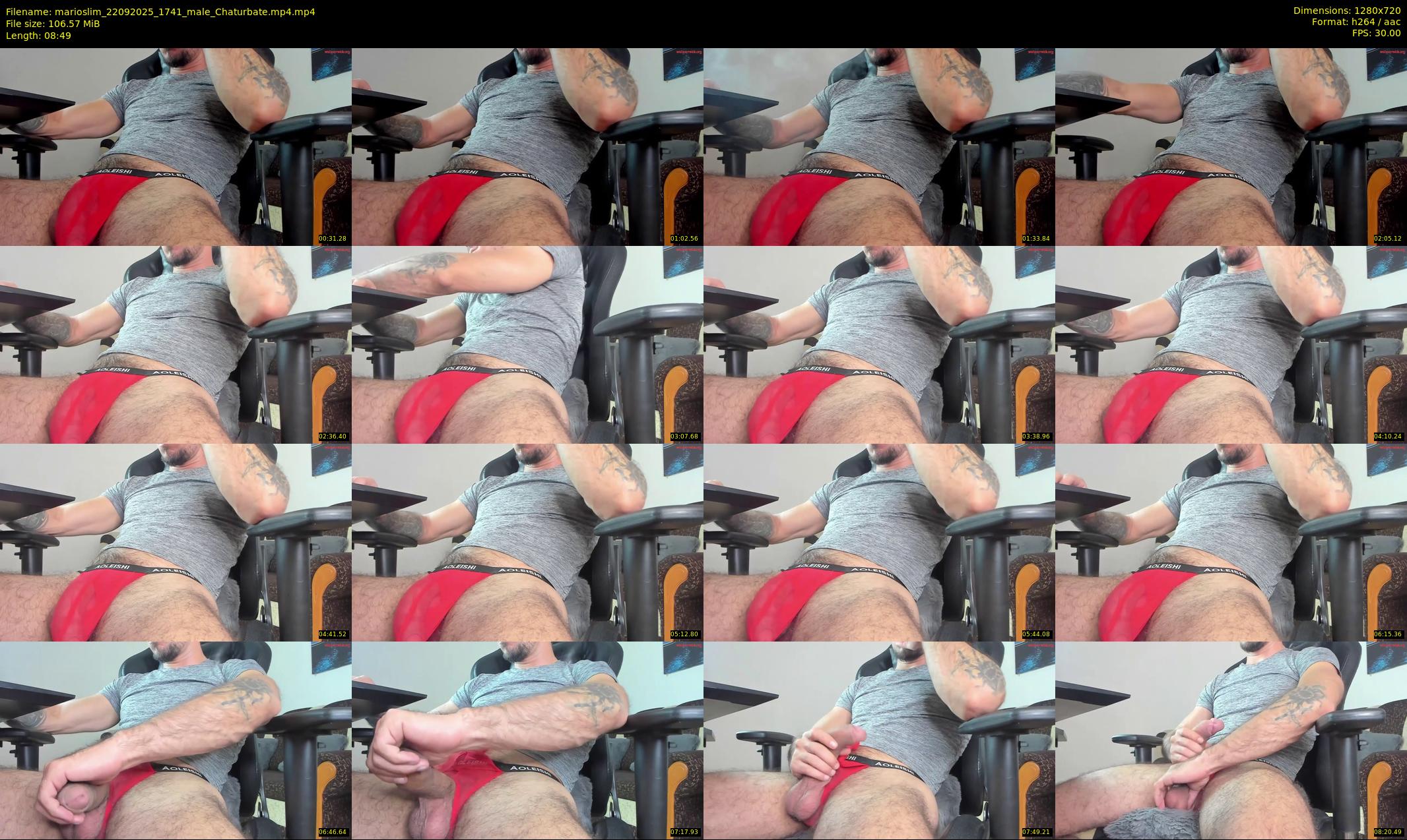 marioslim — 9 minute Chaturbate male cam show recording, 720p, Sep 22, 2025