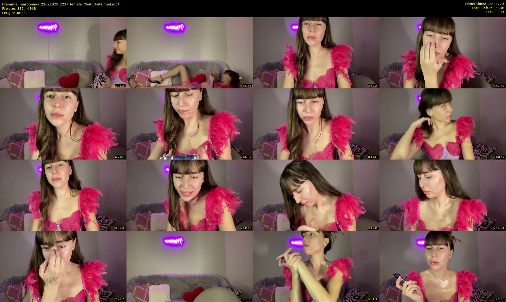 maroonaaa — 39 minute Chaturbate female cam show recording, 720p, Sep 22, 2025