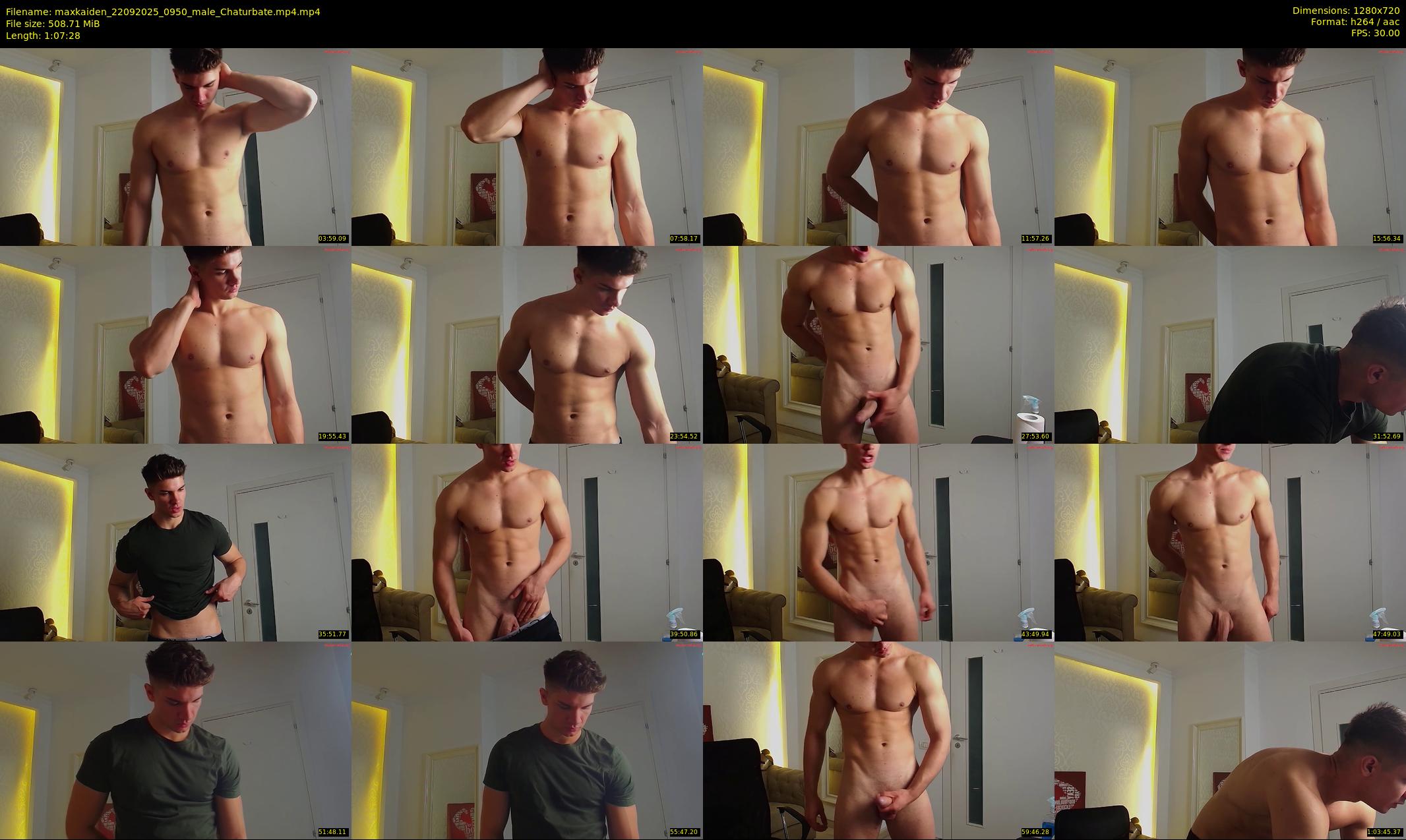 maxkaiden — 68 minute Chaturbate male cam show recording, 720p, Sep 22, 2025