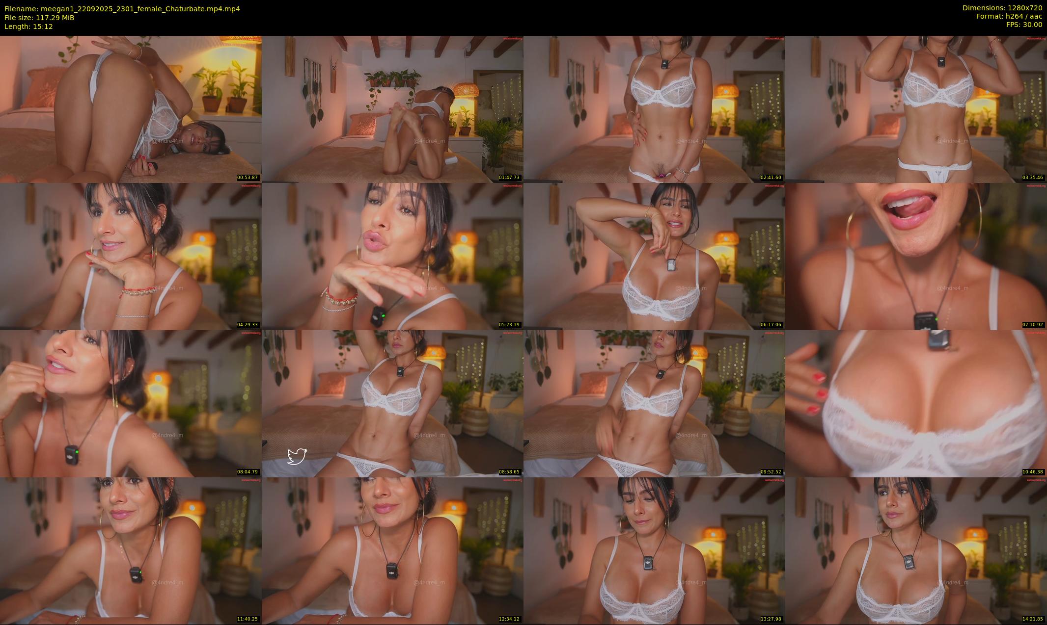 meegan1 — 16 minute Chaturbate female cam show recording, 720p, Sep 22, 2025