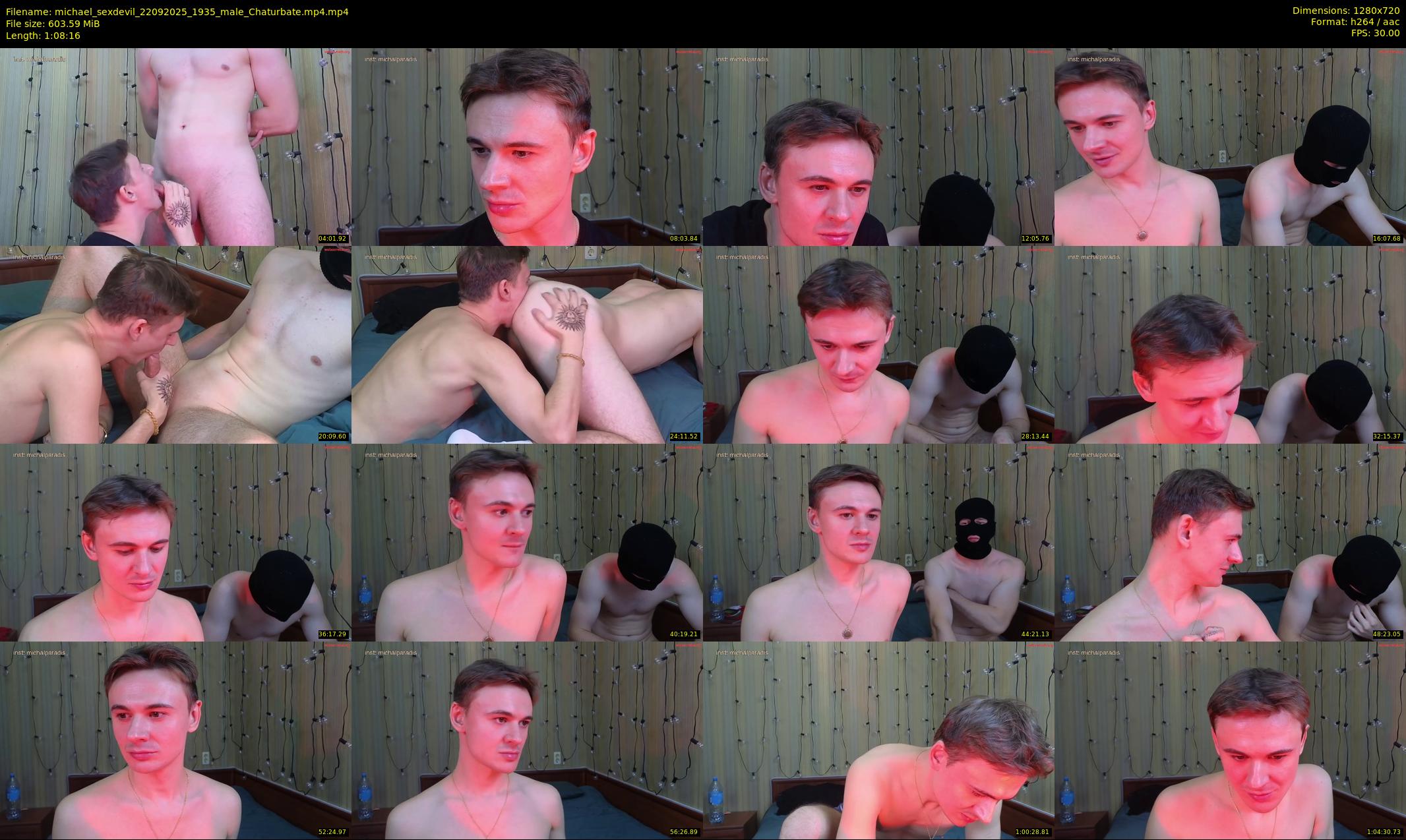 michael_sexdevil — 69 minute Chaturbate male cam show recording, 720p, Sep 22, 2025