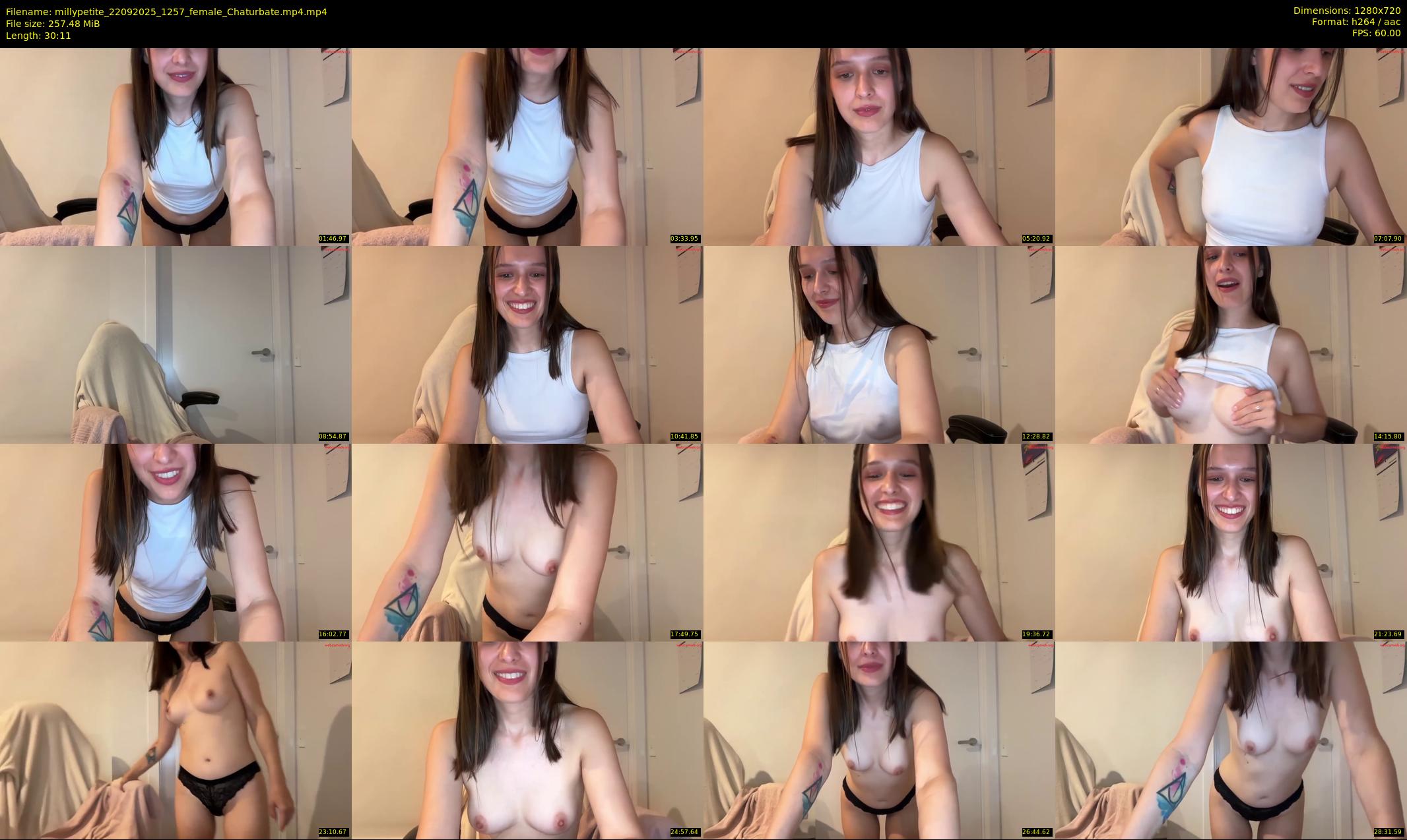 millypetite — 31 minute Chaturbate female cam show recording, 720p, Sep 22, 2025