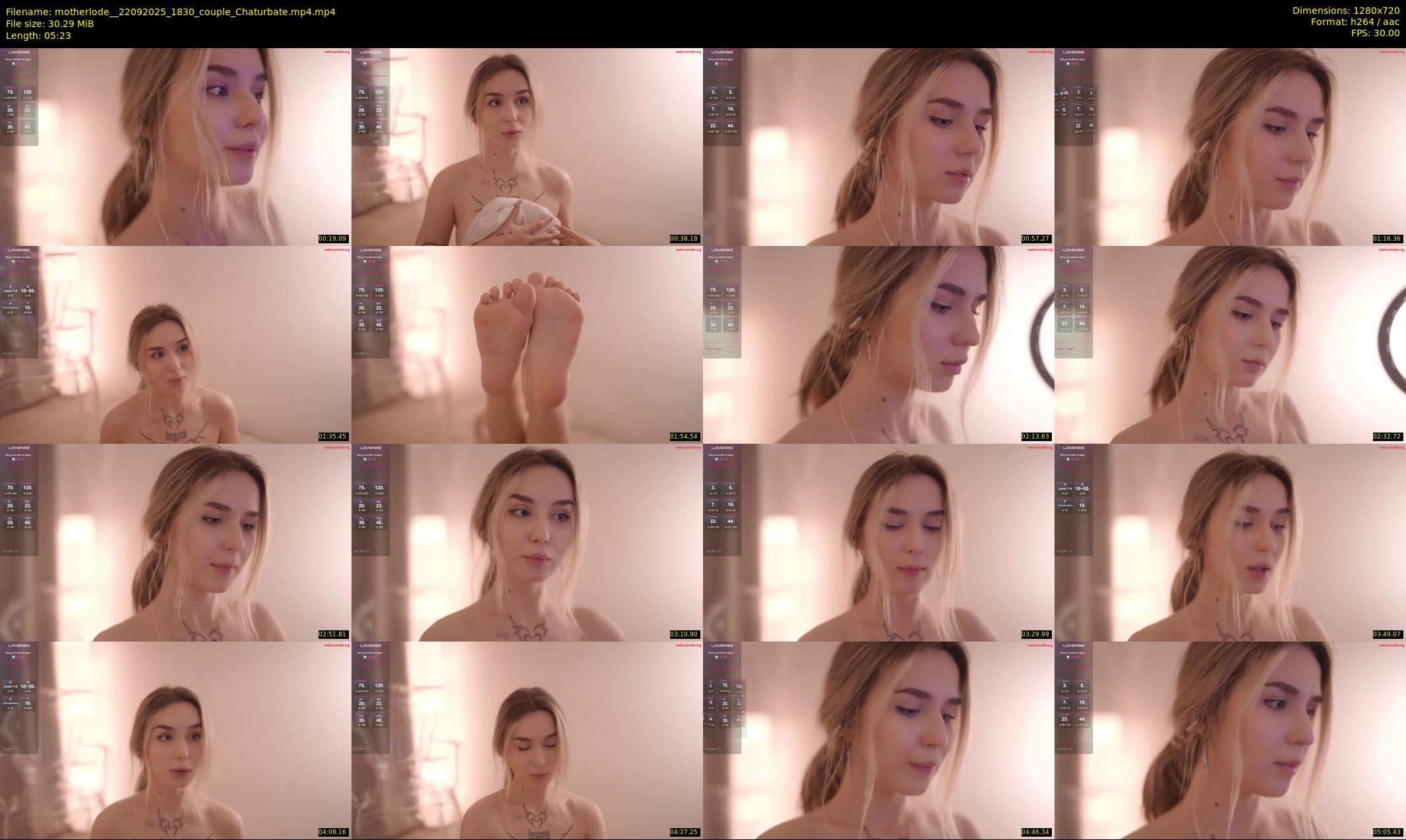 motherlode_ — 6 minute Chaturbate female cam show recording, 720p, Sep 22, 2025
