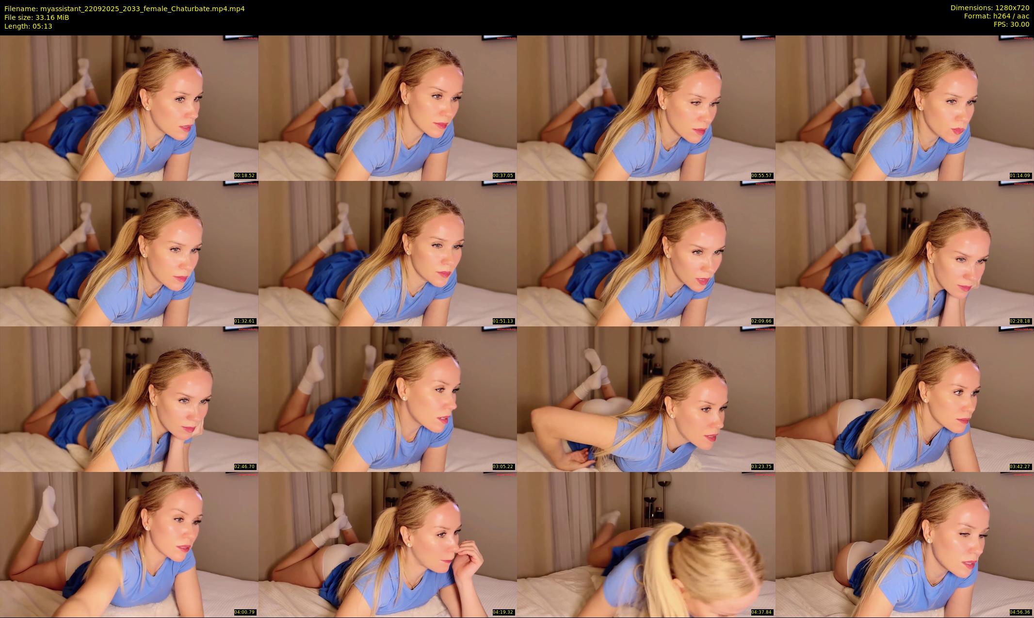 myassistant — 6 minute Chaturbate female cam show recording, 720p, Sep 22, 2025