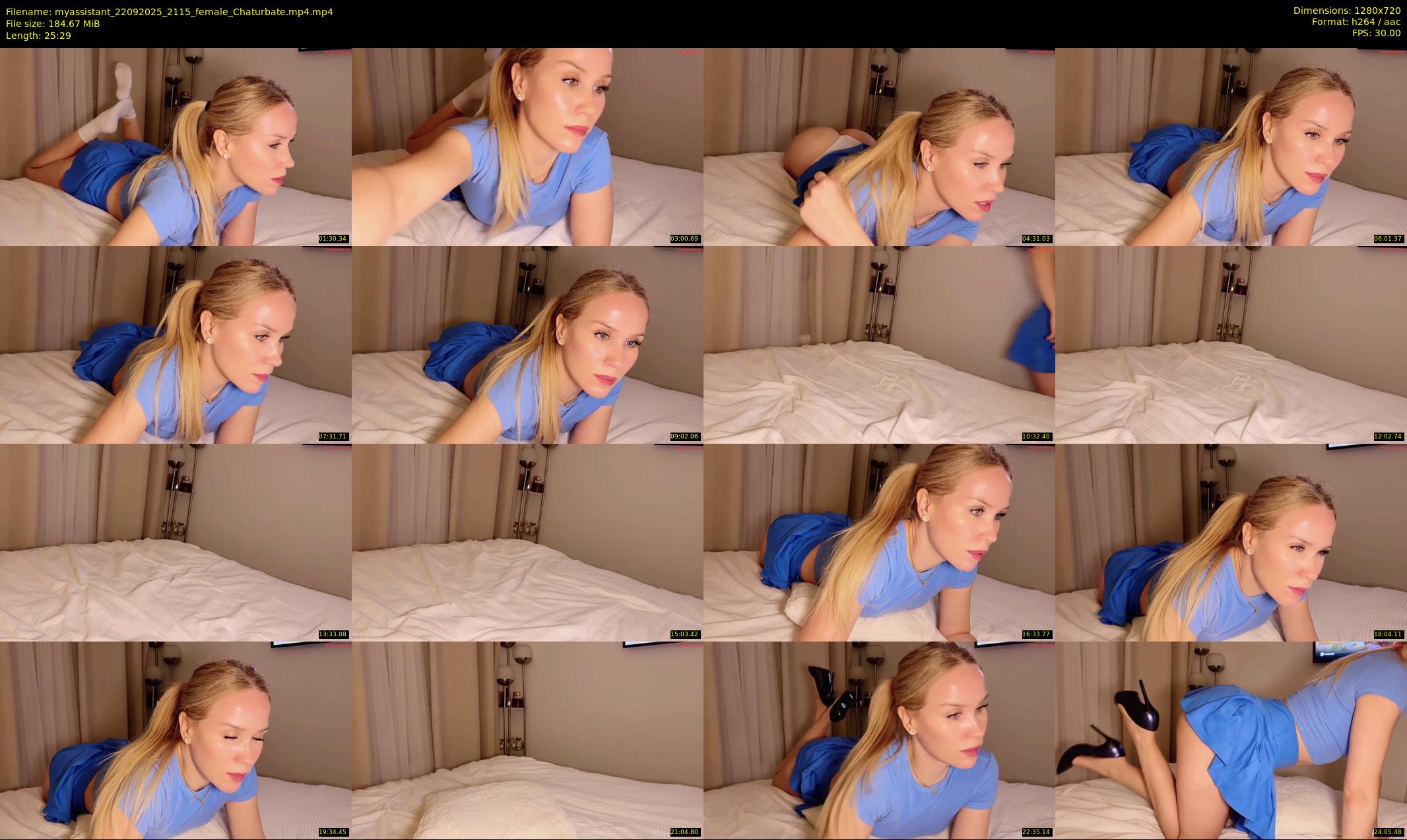 myassistant — 26 minute Chaturbate female cam show recording, 720p, Sep 22, 2025
