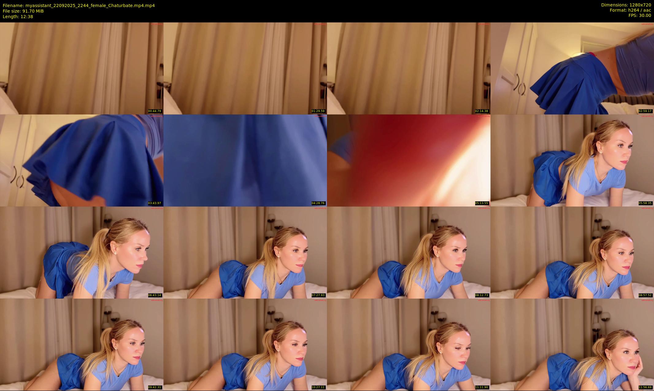 myassistant — 13 minute Chaturbate female cam show recording, 720p, Sep 22, 2025