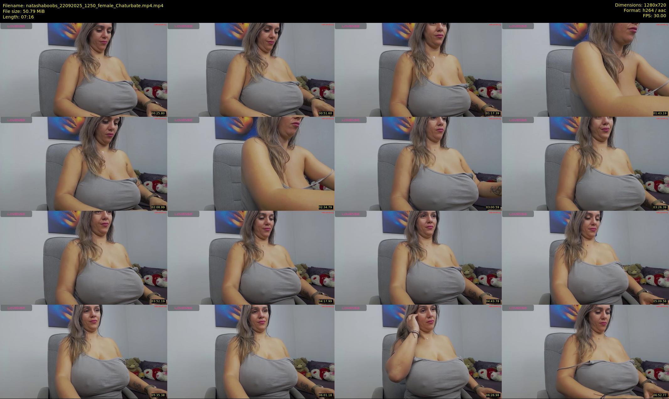 natashaboobs — 8 minute Chaturbate female cam show recording, 720p, Sep 22, 2025