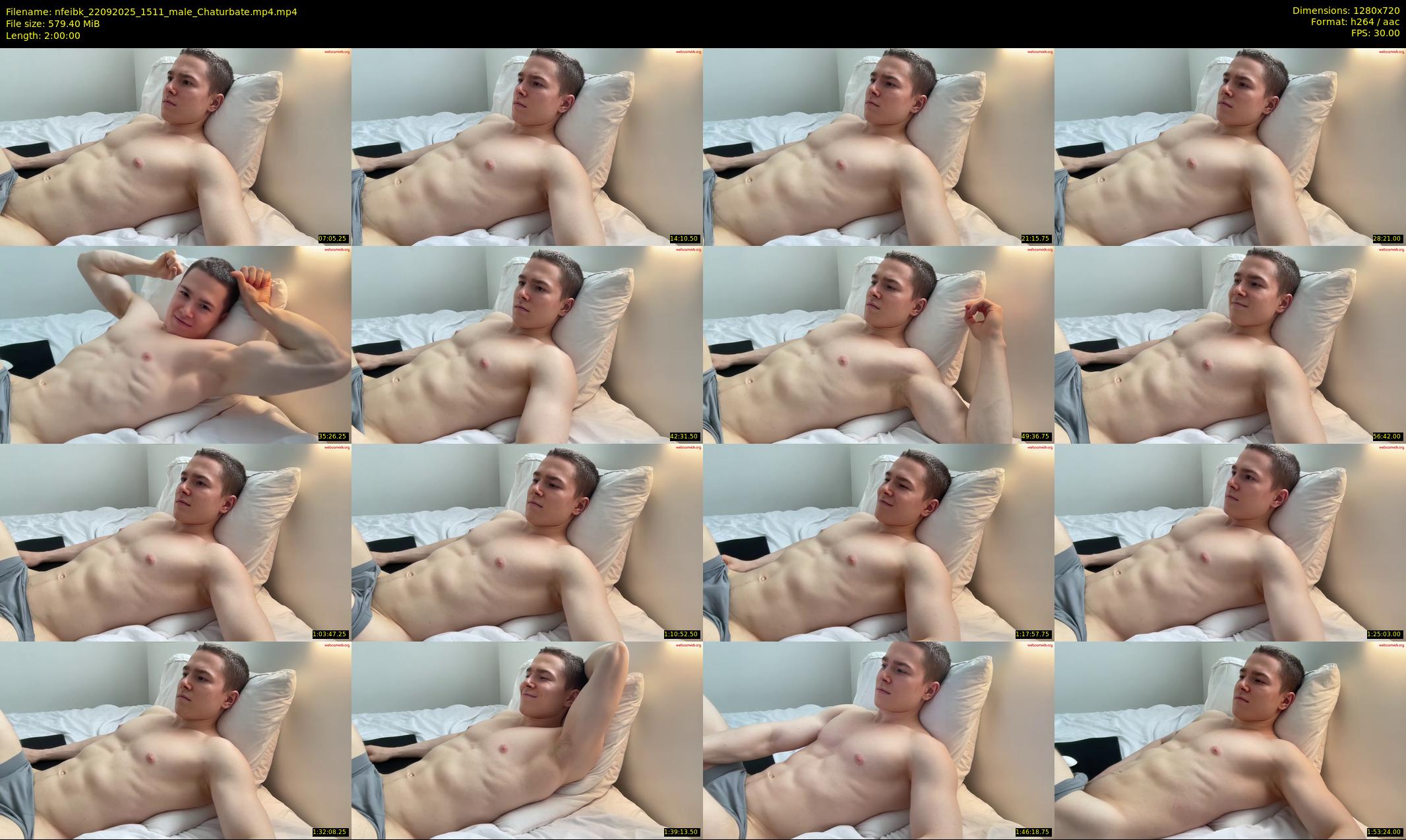 nfeibk — 120 minute Chaturbate male cam show recording, 720p, Sep 22, 2025