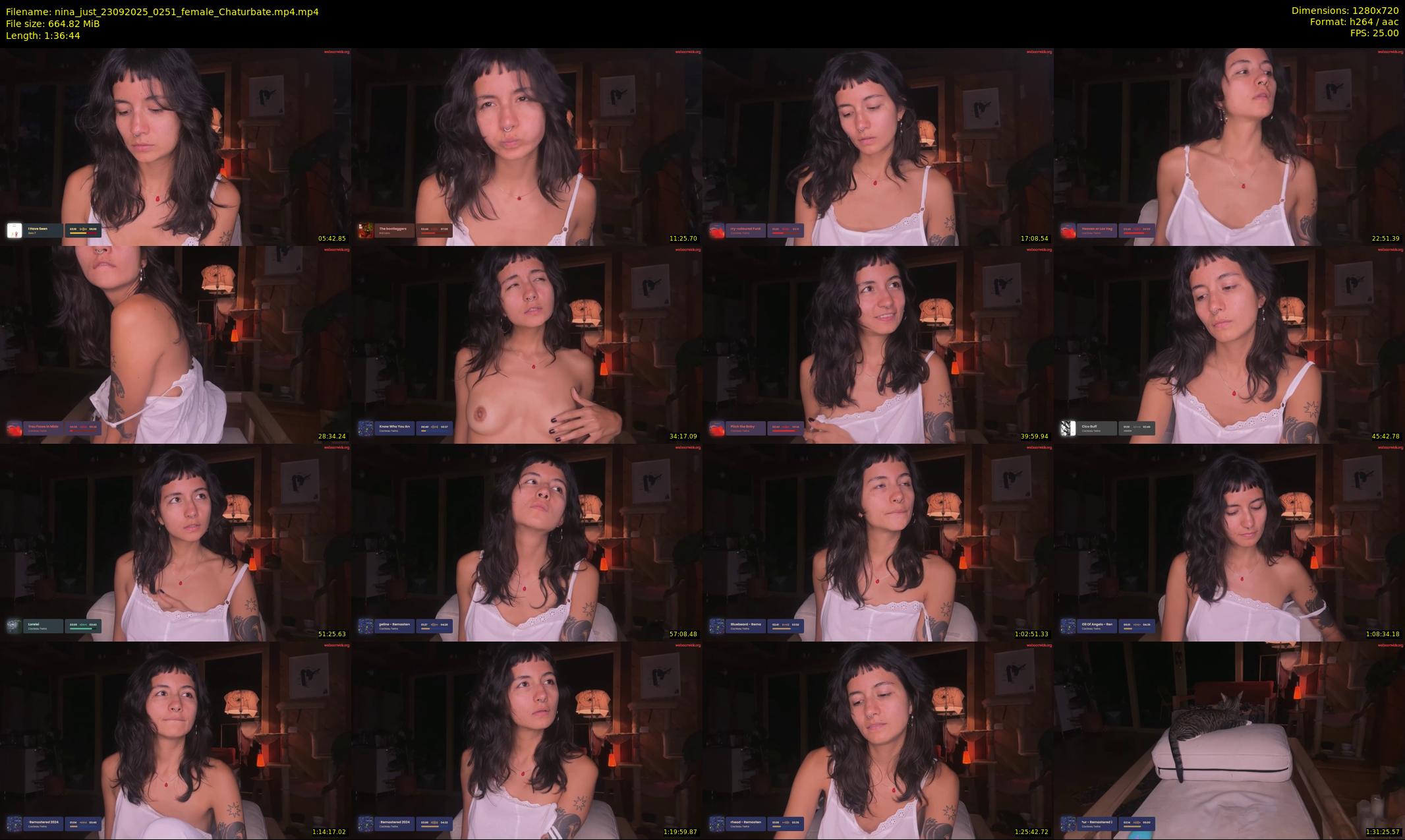 nina_just — 97 minute Chaturbate female cam show recording, 720p, Sep 23, 2025