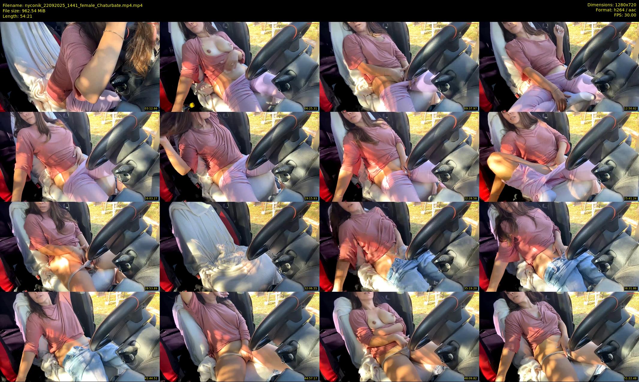 nyconik — 55 minute Chaturbate female cam show recording, 720p, Sep 22, 2025