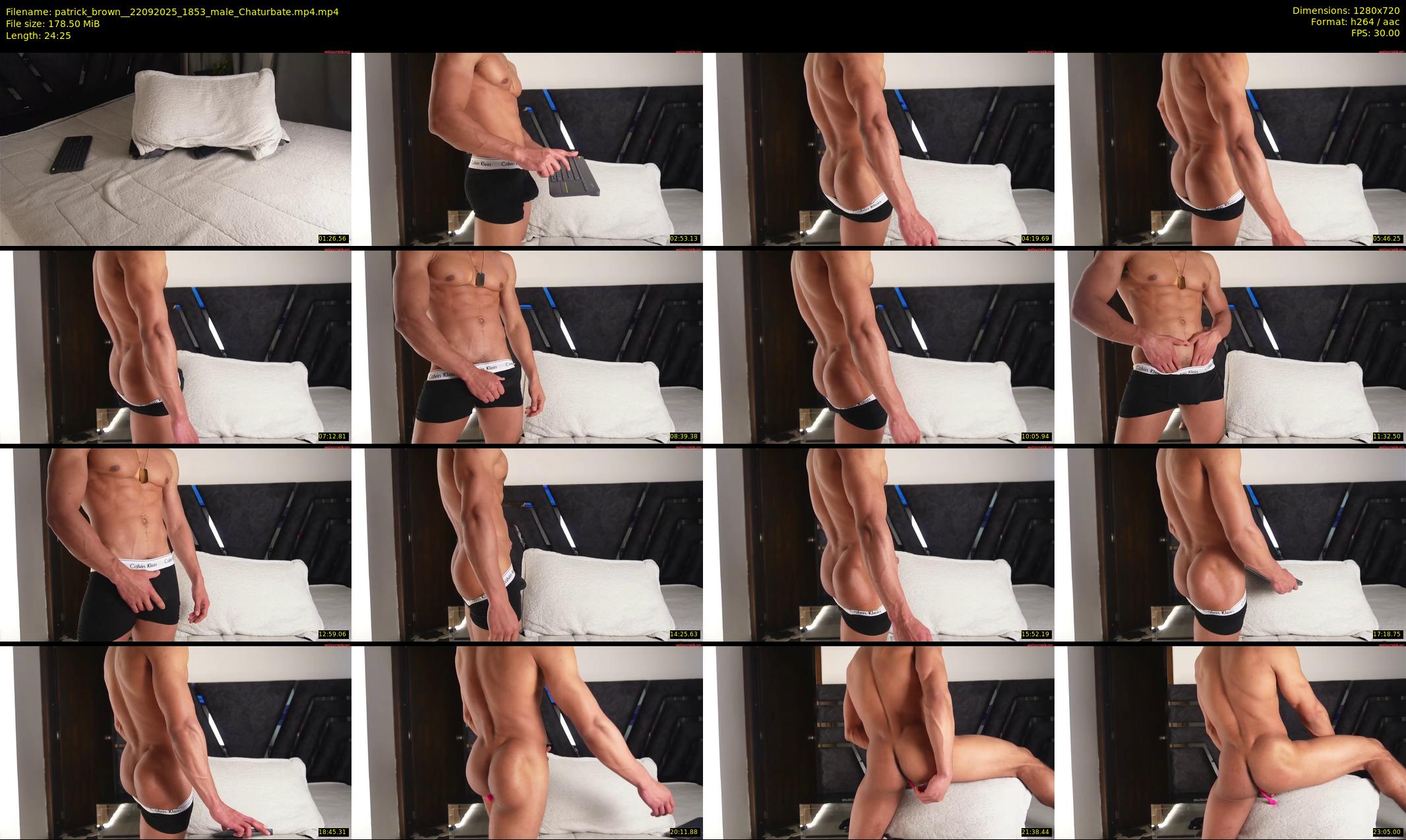 patrick_brown_ — 25 minute Chaturbate male cam show recording, 720p, Sep 22, 2025