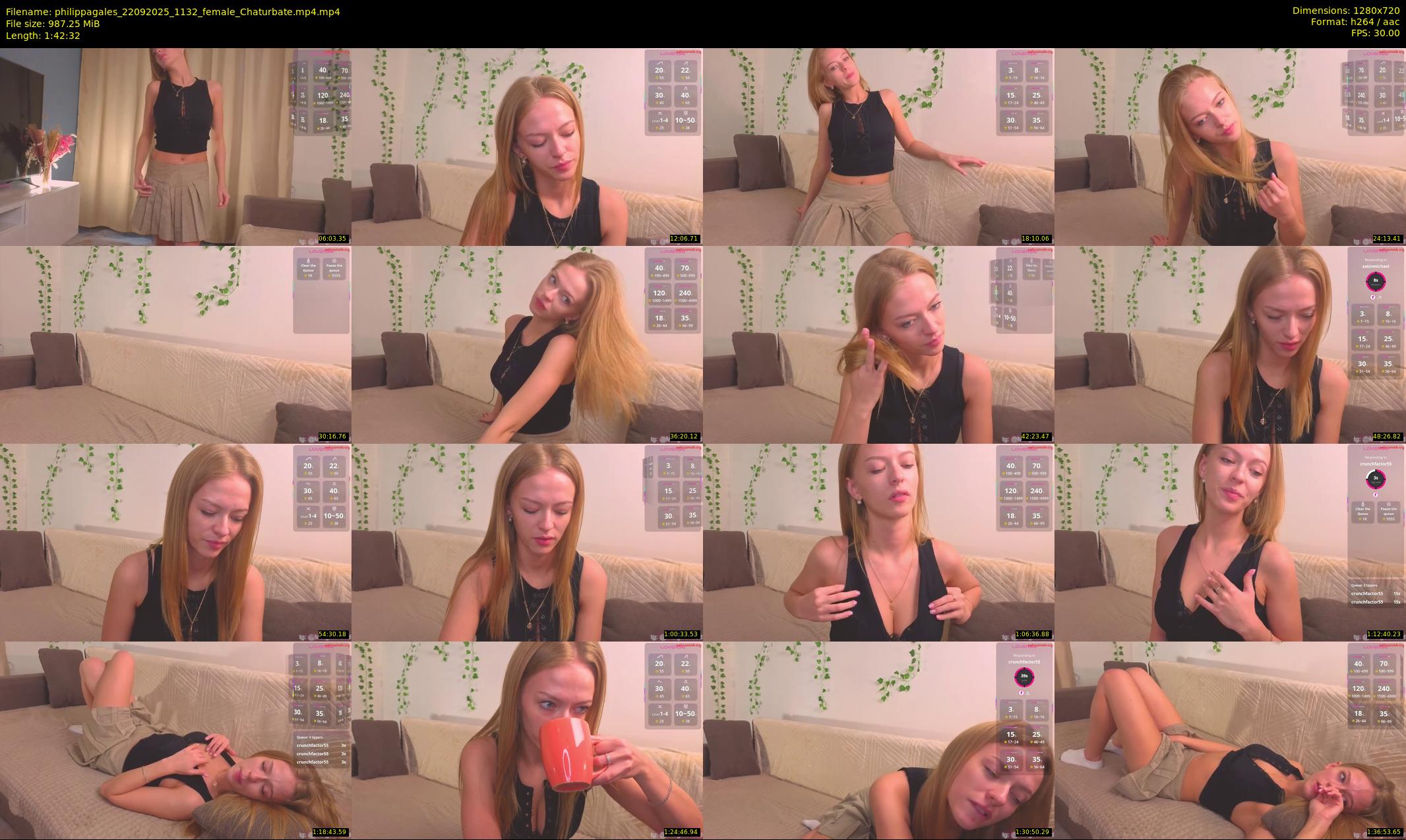 philippagales — 103 minute Chaturbate female cam show recording, 720p, Sep 22, 2025