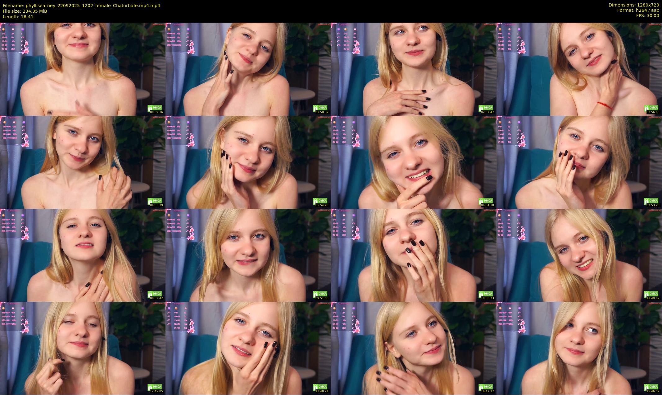 phyllisearney — 17 minute Chaturbate female cam show recording, 720p, Sep 22, 2025