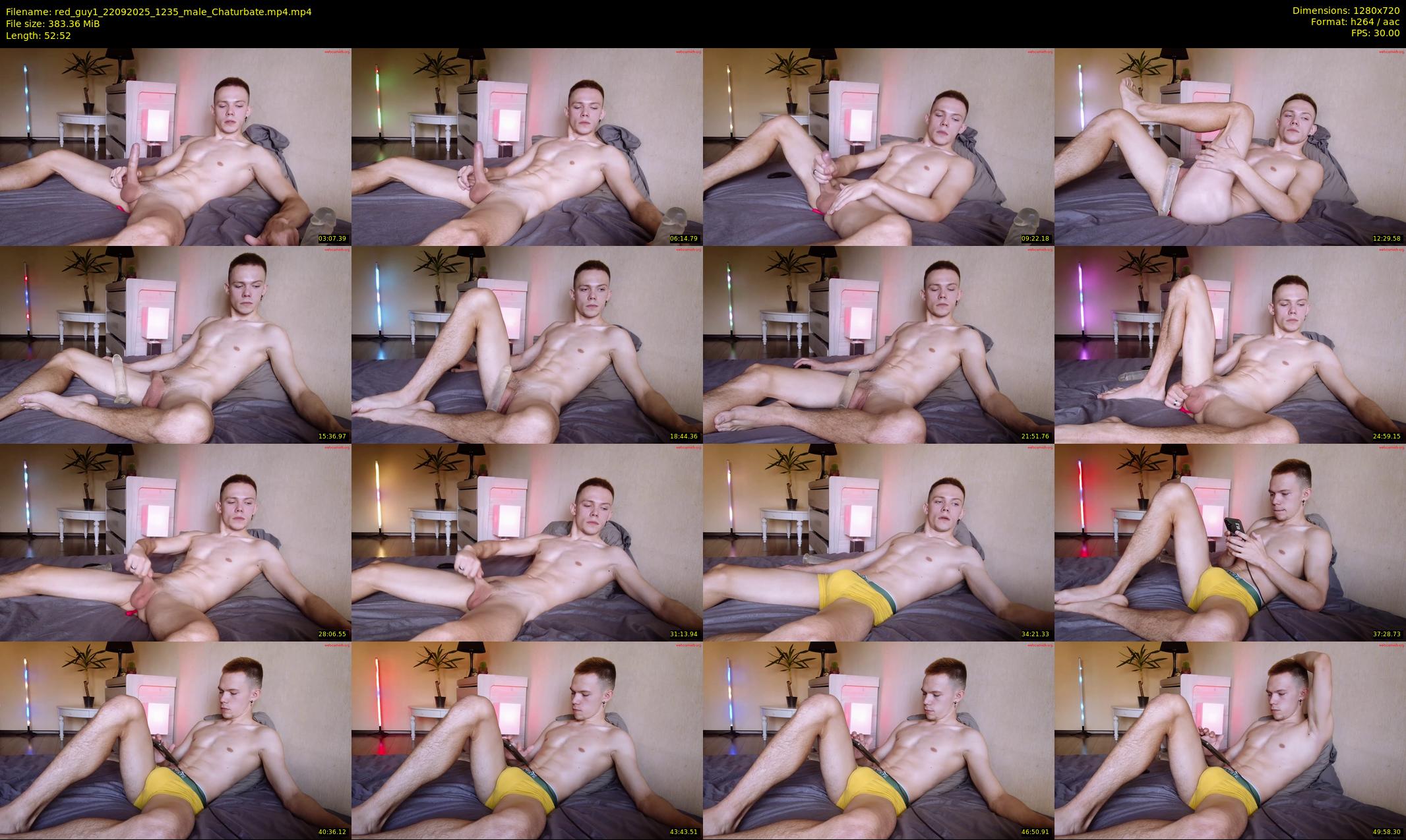 red_guy1 — 53 minute Chaturbate male cam show recording, 720p, Sep 22, 2025