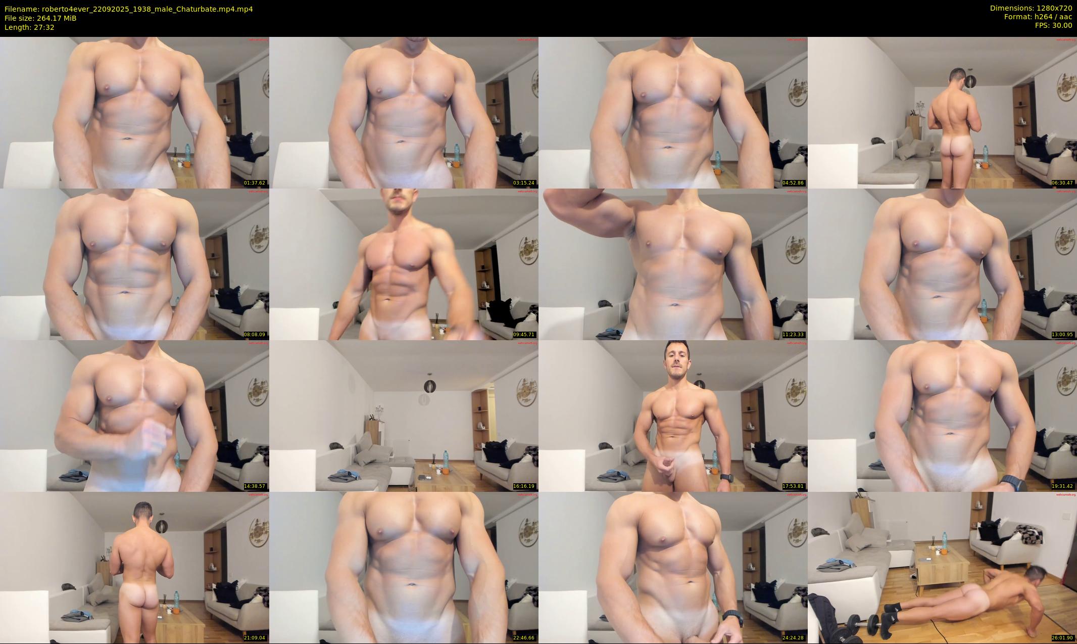 roberto4ever — 28 minute Chaturbate male cam show recording, 720p, Sep 22, 2025