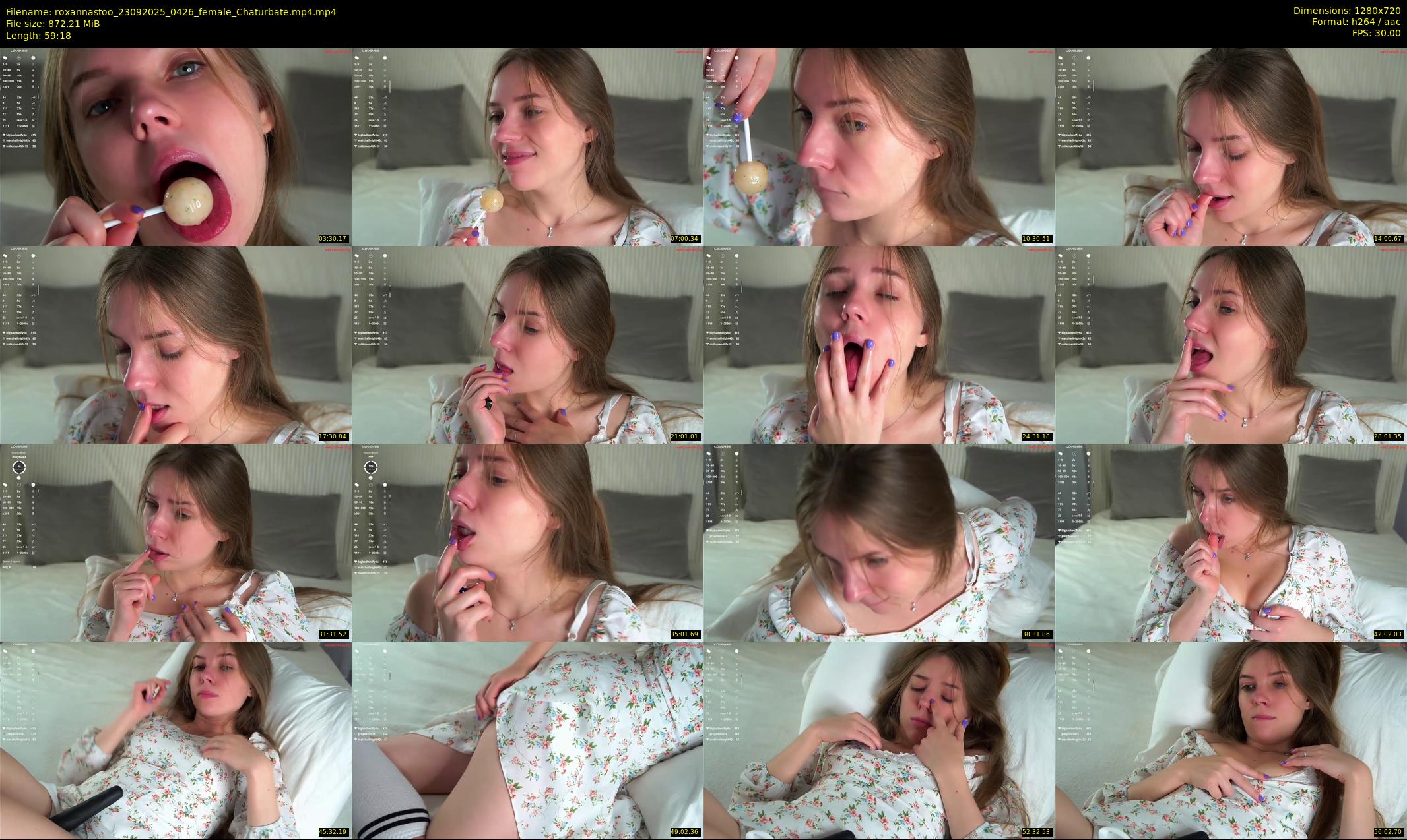 roxannastoo — 60 minute Chaturbate female cam show recording, 720p, Sep 23, 2025