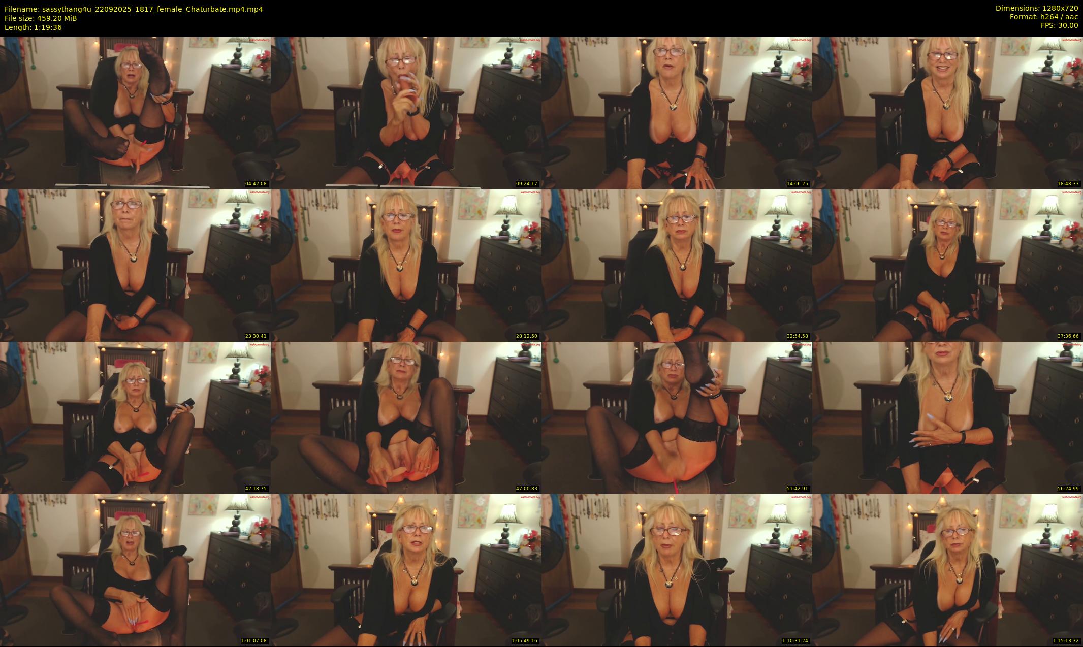 sassythang4u — 80 minute Chaturbate female cam show recording, 720p, Sep 22, 2025