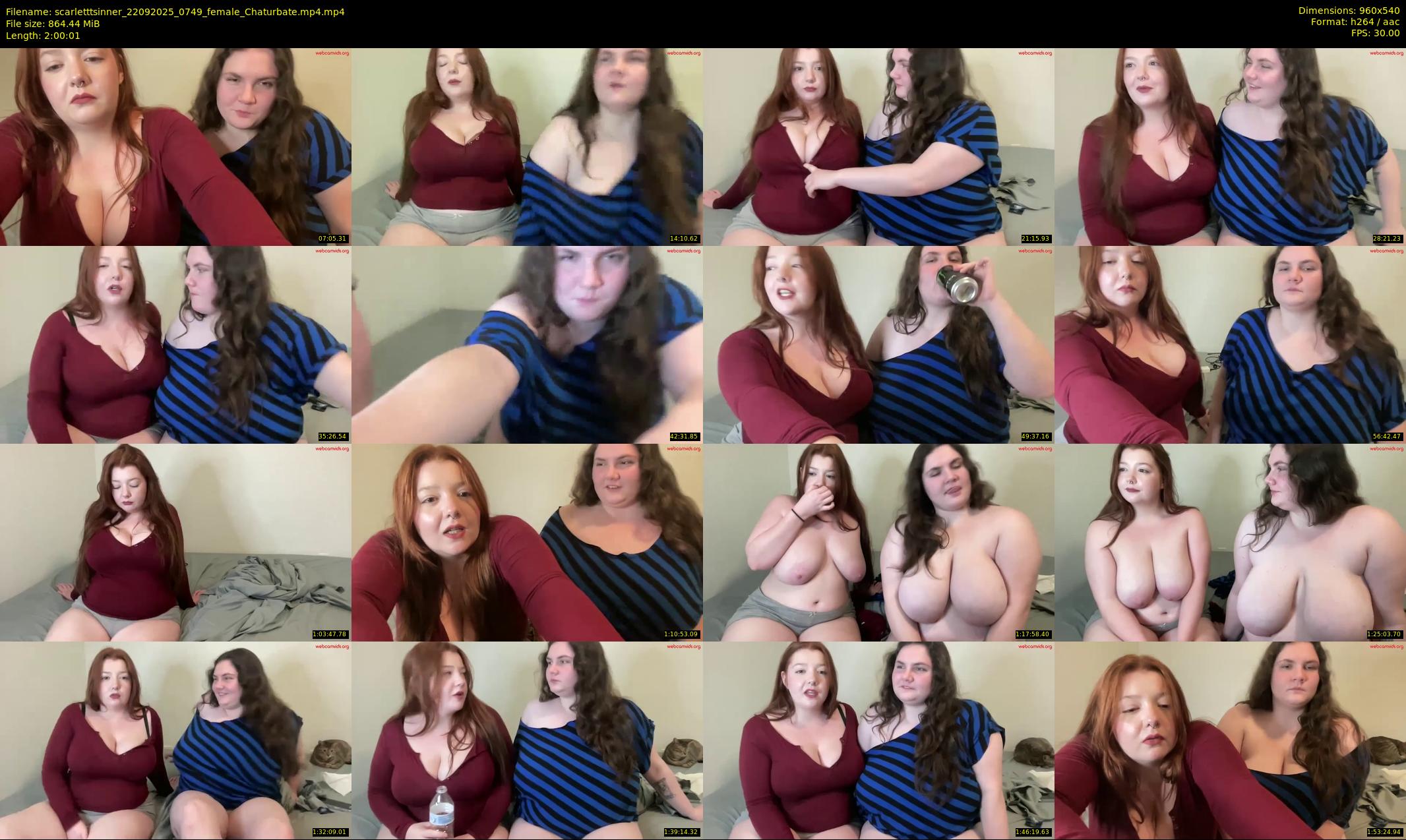 scarletttsinner — 121 minute Chaturbate female cam show recording, 480p, Sep 22, 2025