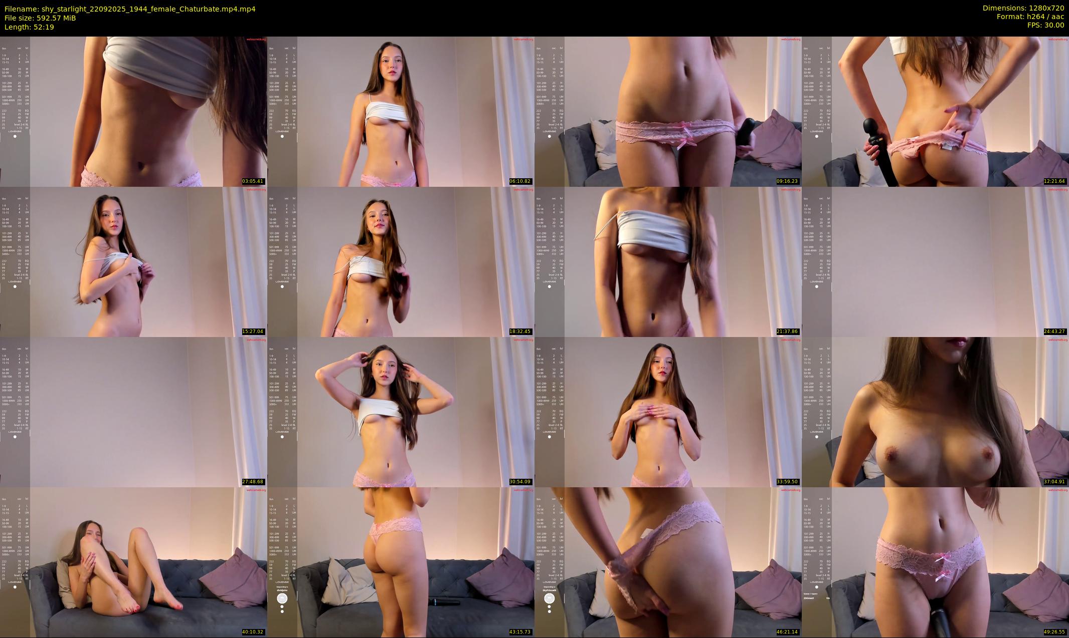 shy_starlight — 53 minute Chaturbate female cam show recording, 720p, Sep 22, 2025