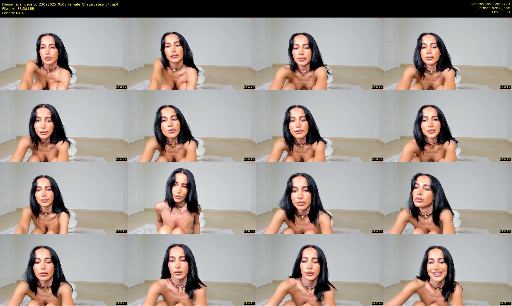sincerelyc — 5 minute Chaturbate female cam show recording, 720p, Sep 23, 2025