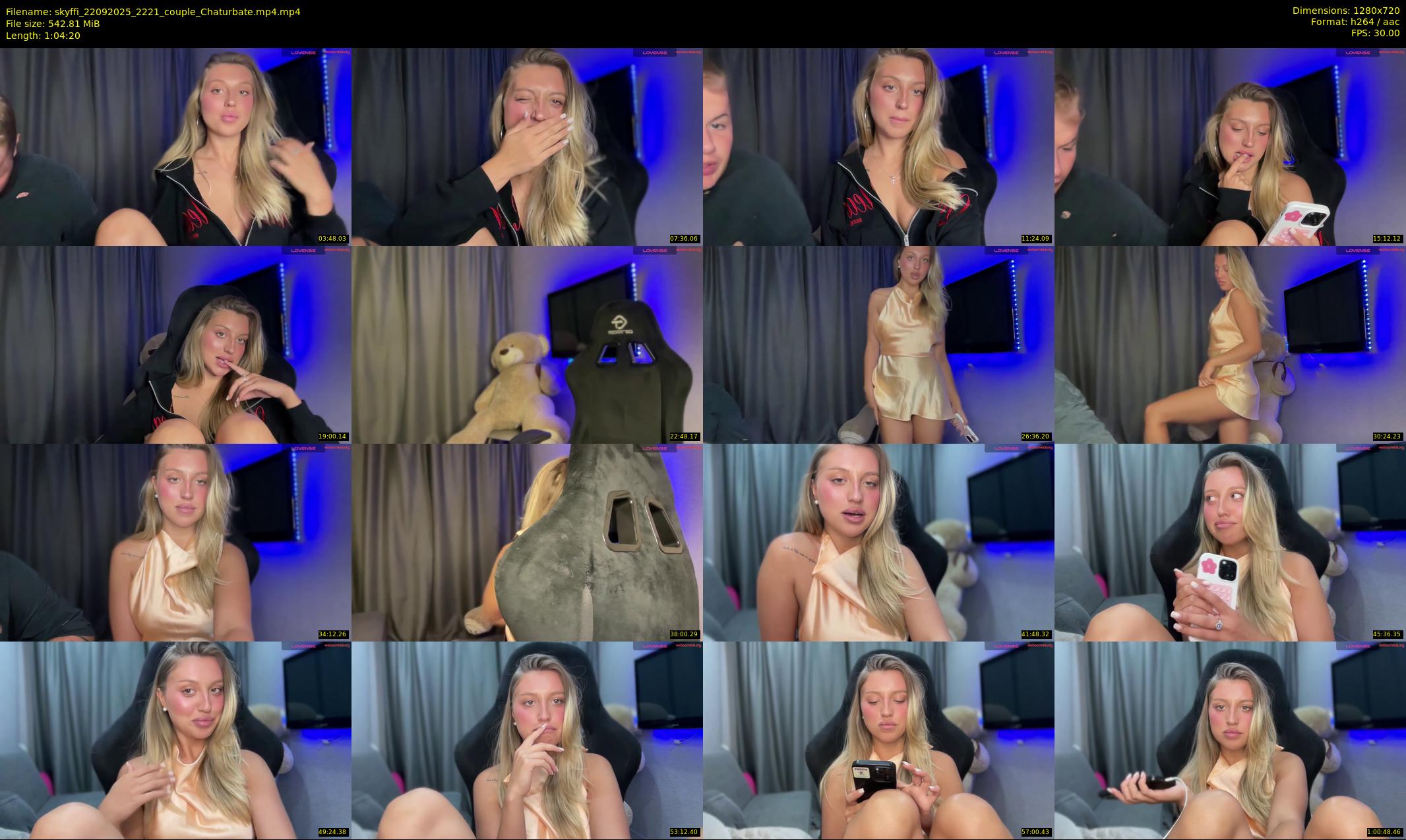 skyffi — 65 minute Chaturbate couple cam show recording, 720p, Sep 22, 2025