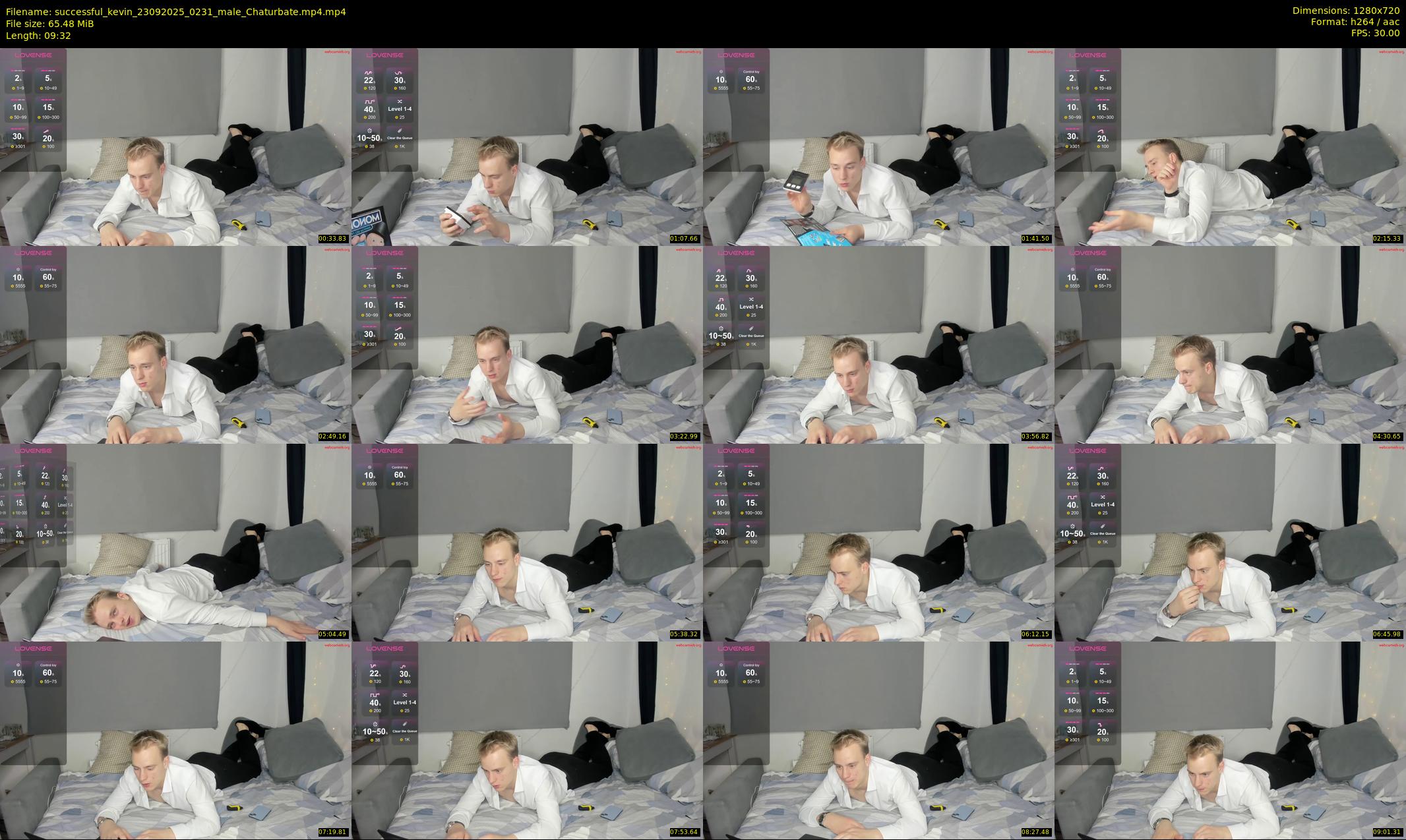 successful_kevin — 10 minute Chaturbate male cam show recording, 720p, Sep 23, 2025
