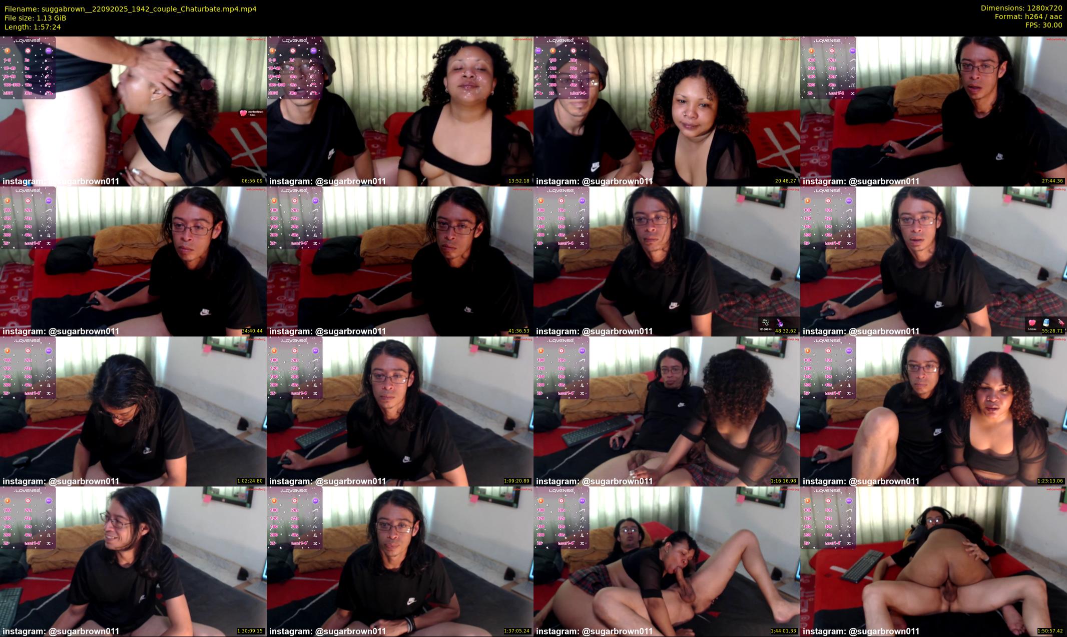 suggabrown_ — 118 minute Chaturbate couple cam show recording, 720p, Sep 22, 2025
