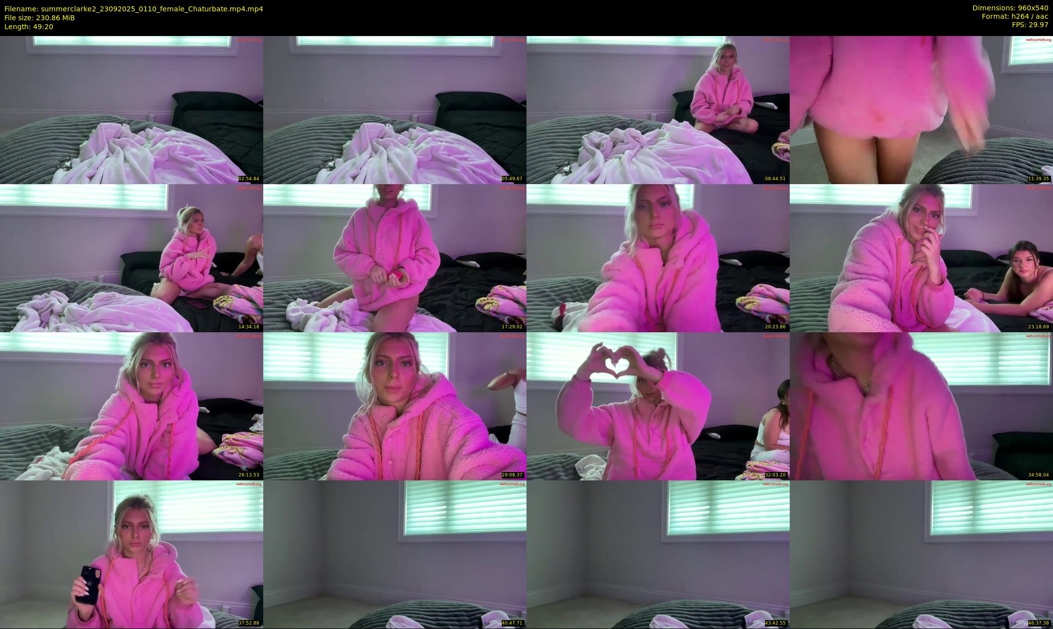 summerclarke2 — 50 minute Chaturbate female cam show recording, 480p, Sep 23, 2025