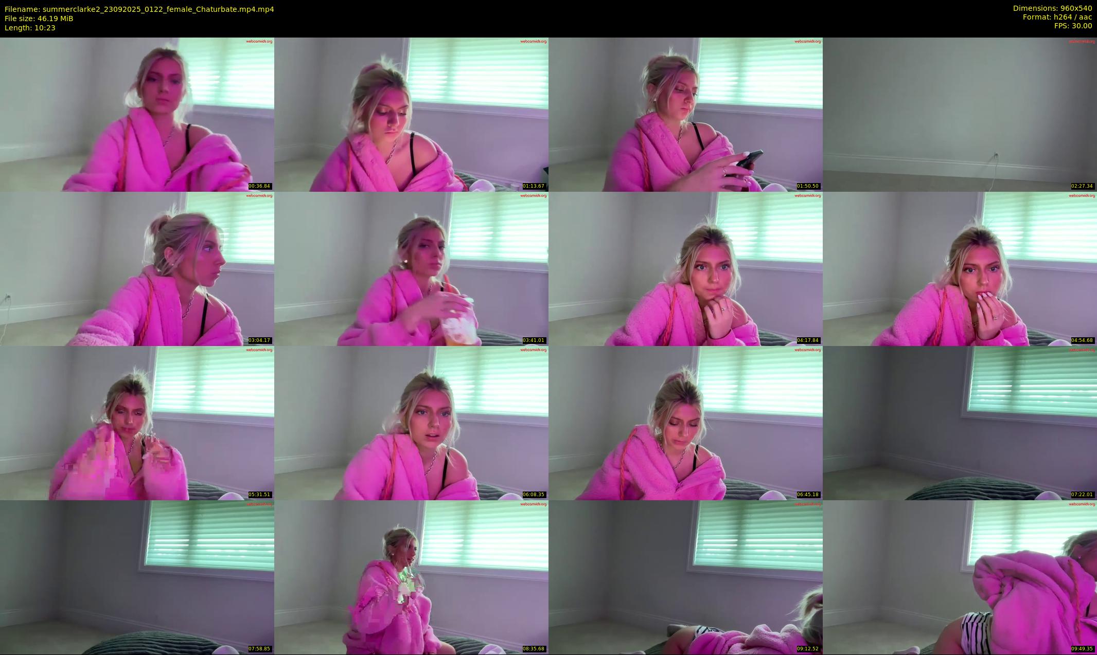 summerclarke2 — 11 minute Chaturbate female cam show recording, 480p, Sep 23, 2025