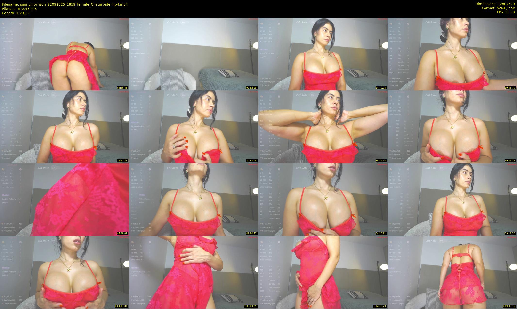 sunnymorrison — 84 minute Chaturbate female cam show recording, 720p, Sep 22, 2025