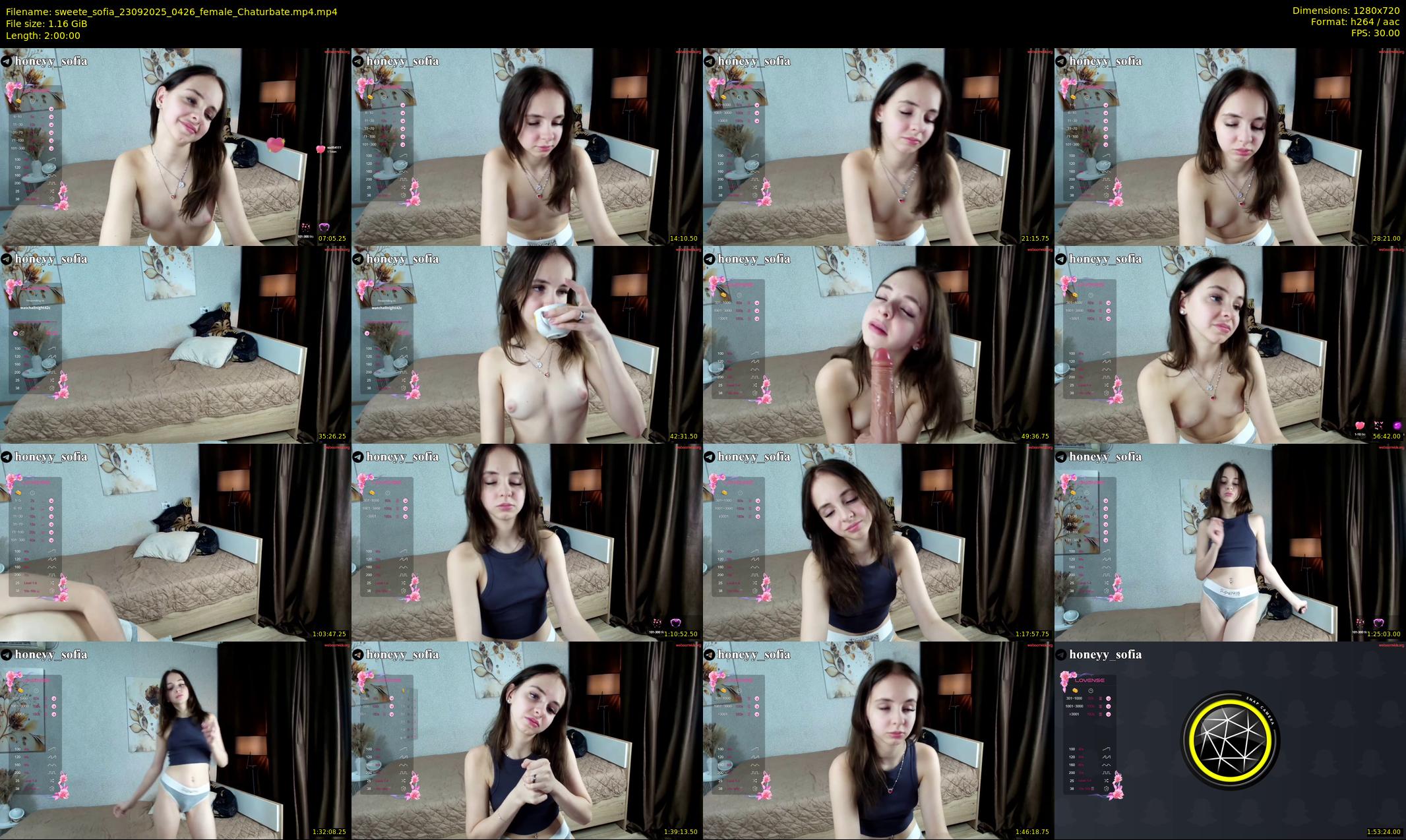 sweete_sofia — 120 minute Chaturbate female cam show recording, 720p, Sep 23, 2025