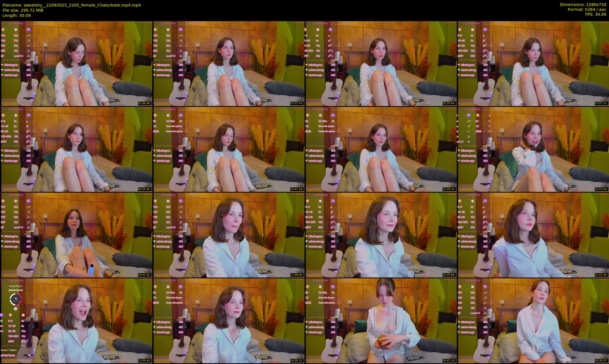 sweetshy_ — 31 minute Chaturbate female cam show recording, 720p, Sep 22, 2025