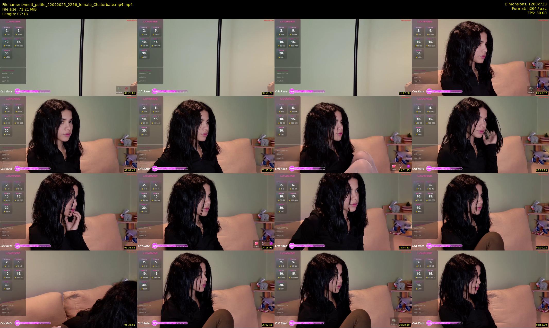 sweett_petite — 8 minute Chaturbate female cam show recording, 720p, Sep 22, 2025