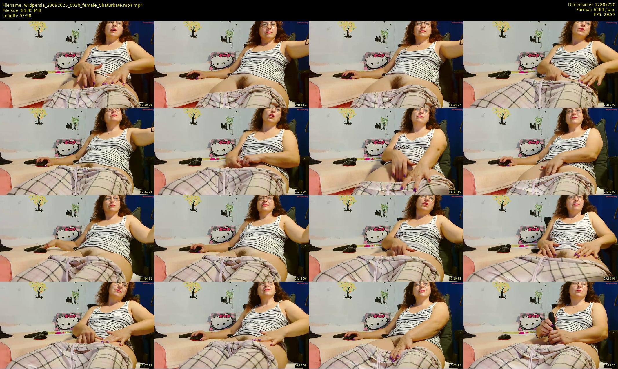 wildpersia — 8 minute Chaturbate female cam show recording, 720p, Sep 23, 2025