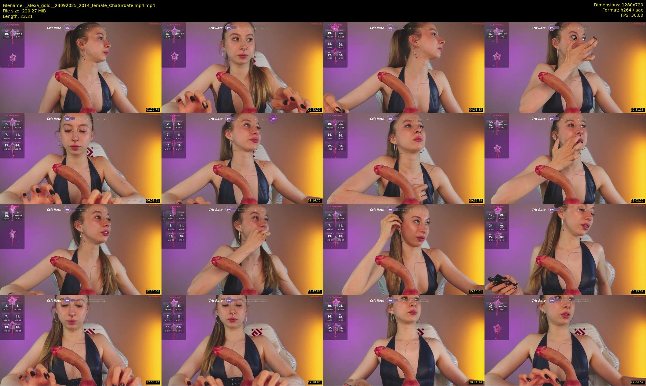 _alexa_gold_ — 24 minute Chaturbate female cam show recording, 720p, Sep 23, 2025