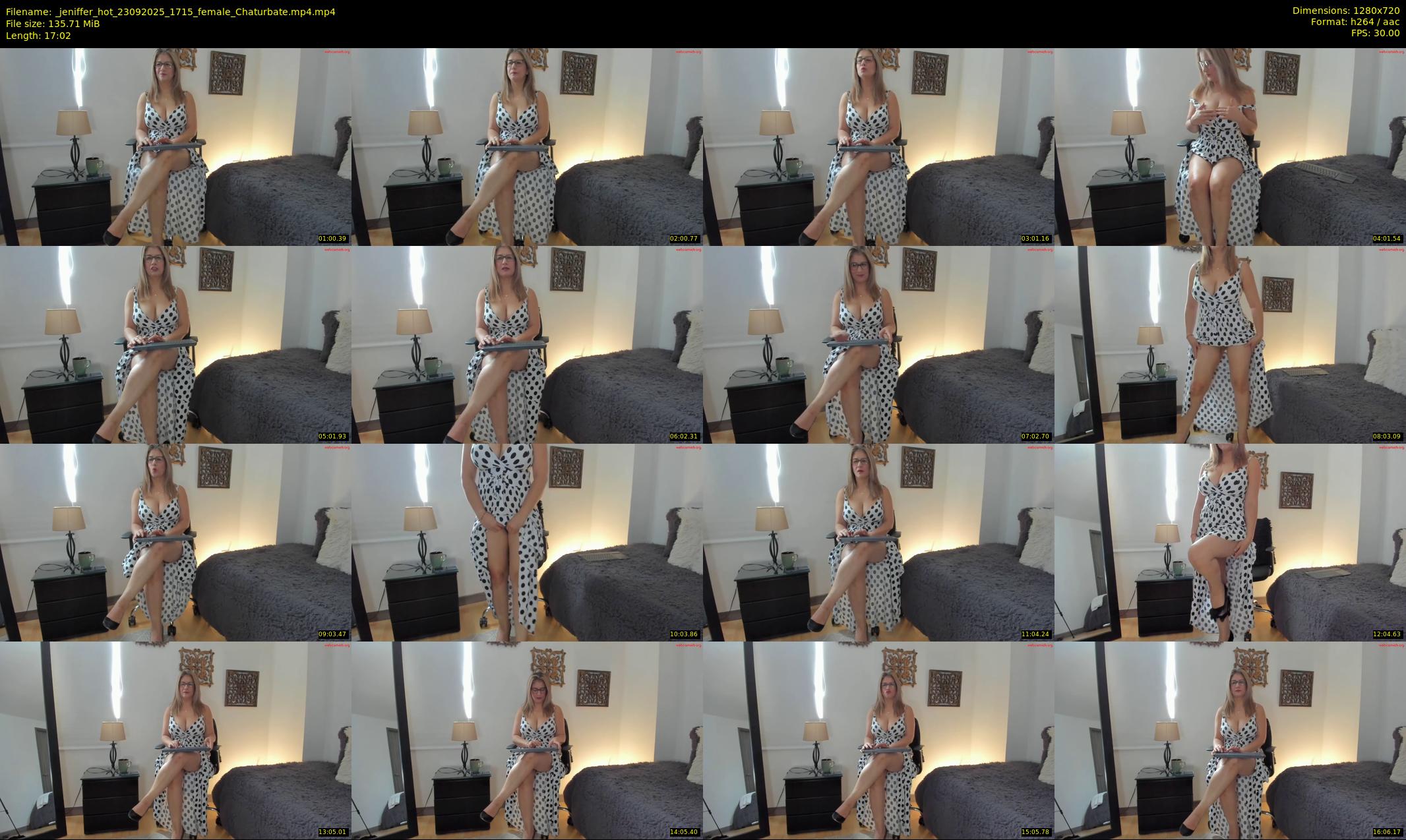 _jeniffer_hot — 18 minute Chaturbate female cam show recording, 720p, Sep 23, 2025
