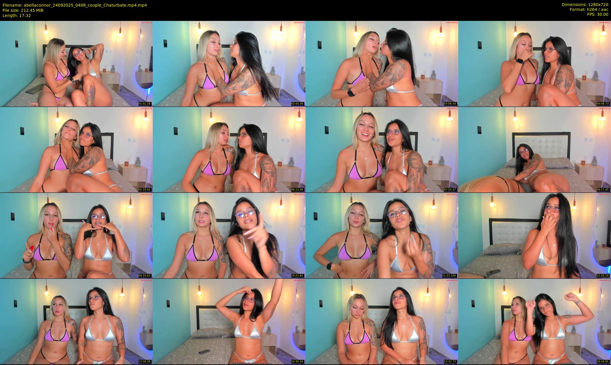abellaconnor — 18 minute Chaturbate couple cam show recording, 720p, Sep 24, 2025