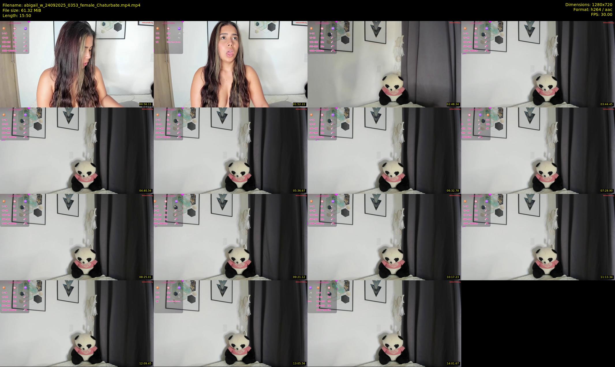 abigail_w — 16 minute Chaturbate female cam show recording, 720p, Sep 24, 2025
