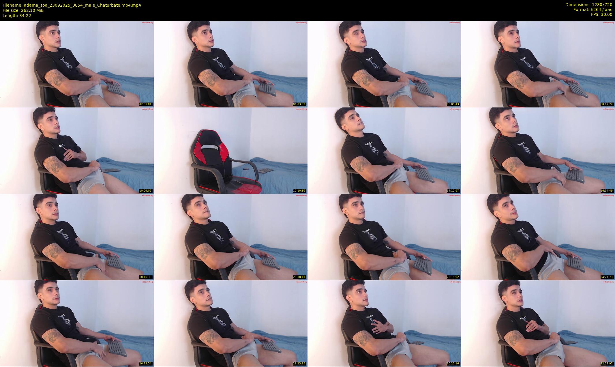 adama_soa — 35 minute Chaturbate male cam show recording, 720p, Sep 23, 2025