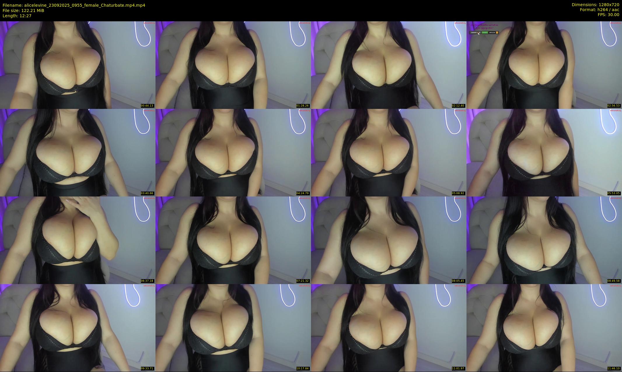 alicelevine — 13 minute Chaturbate female cam show recording, 720p, Sep 23, 2025