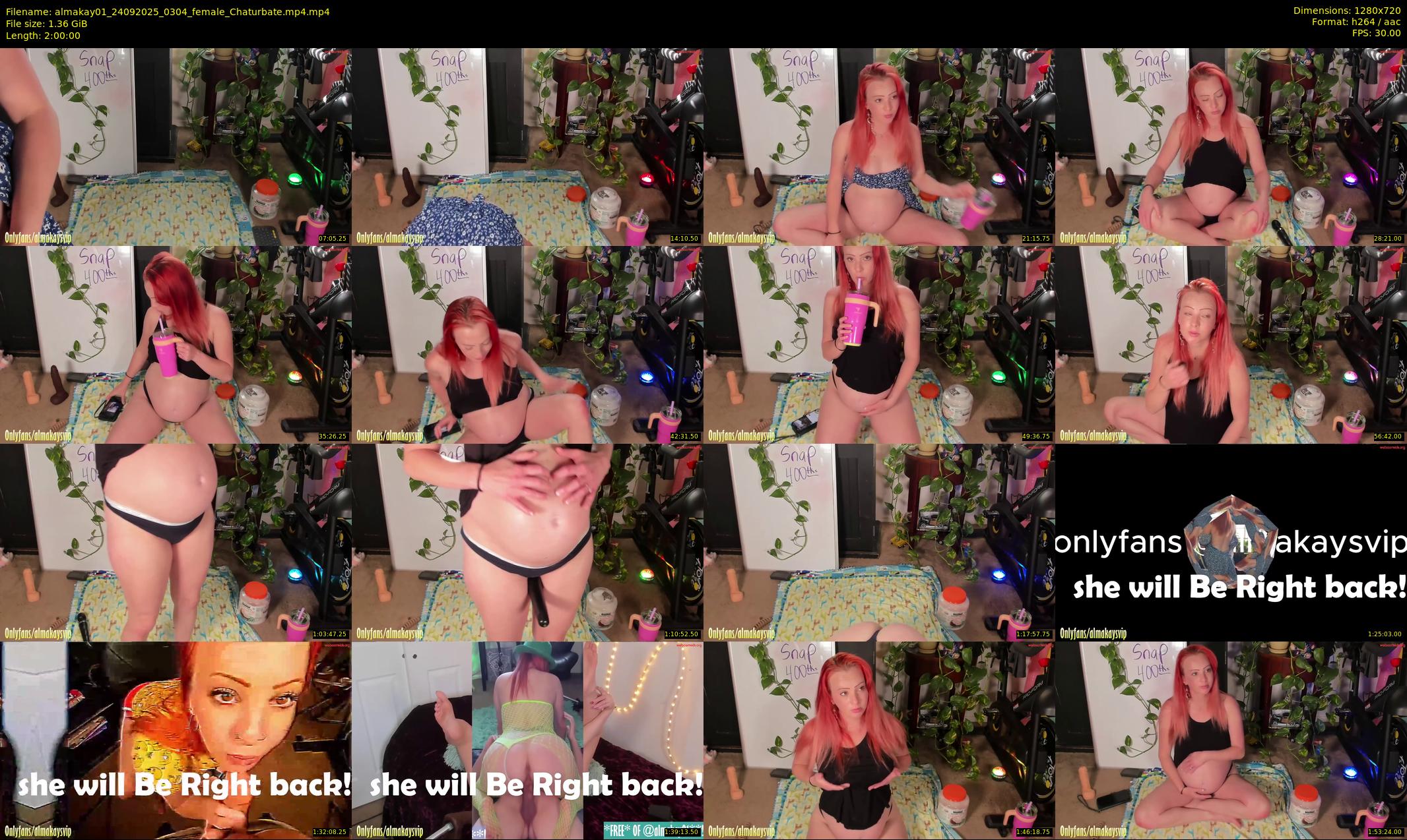 almakay01 — 120 minute Chaturbate couple cam show recording, 720p, Sep 24, 2025