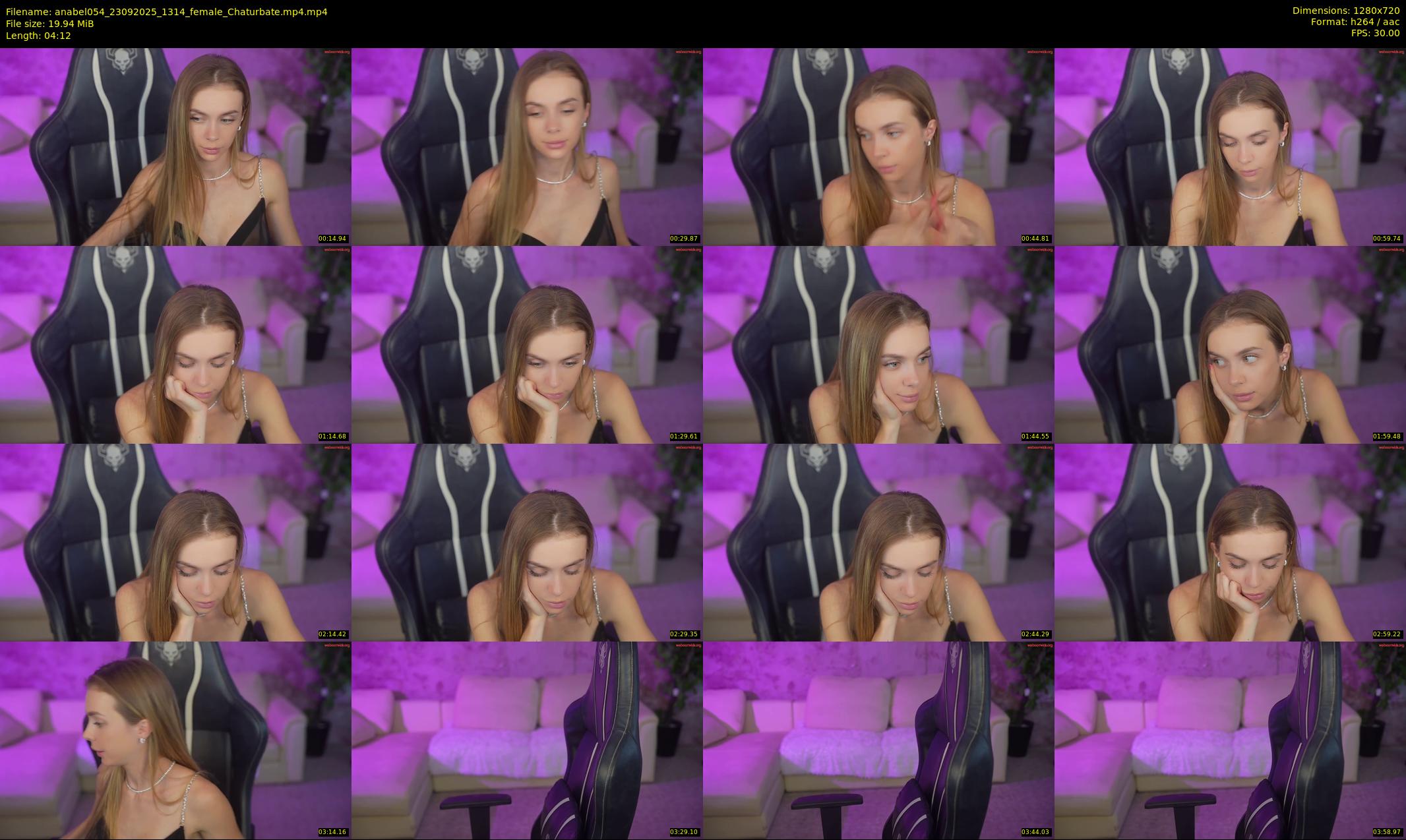 anabel054 — 5 minute Chaturbate female cam show recording, 720p, Sep 23, 2025