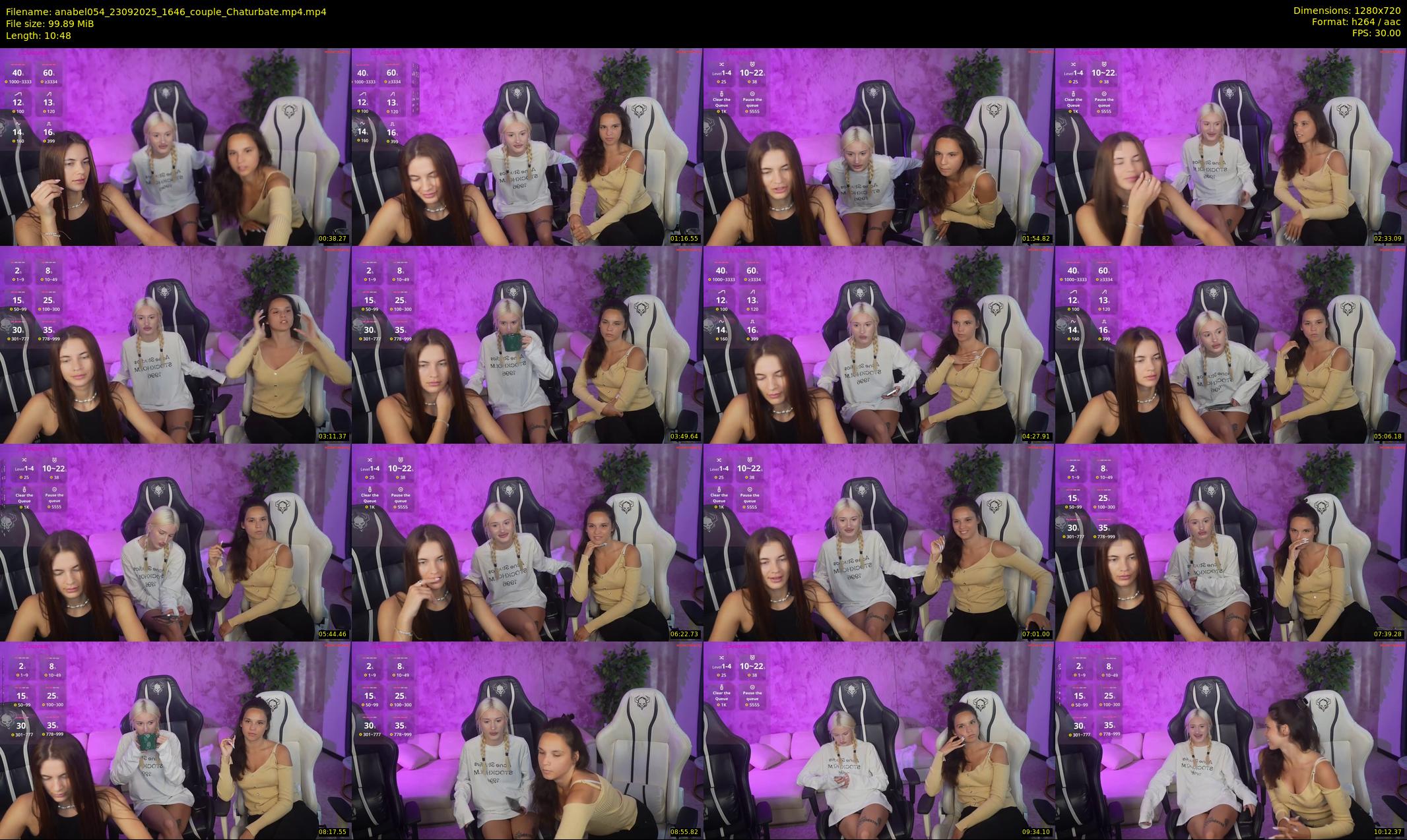anabel054 — 11 minute Chaturbate female cam show recording, 720p, Sep 23, 2025