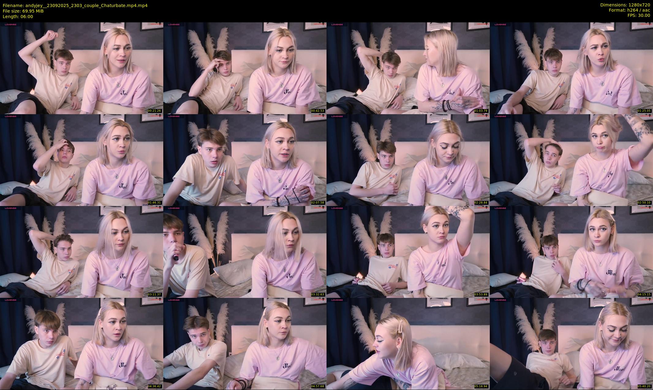 andyjey_ — 6 minute Chaturbate couple cam show recording, 720p, Sep 23, 2025