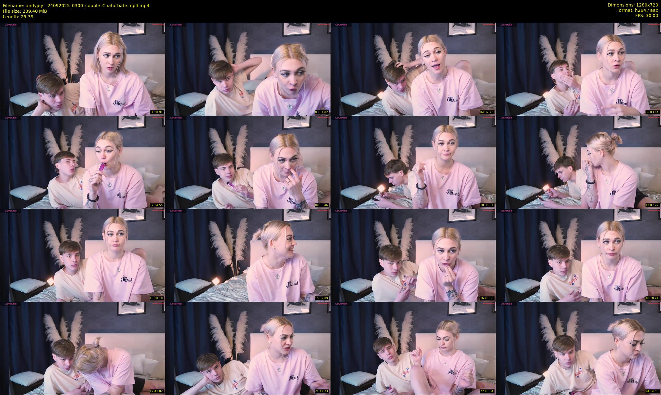 andyjey_ — 26 minute Chaturbate couple cam show recording, 720p, Sep 24, 2025